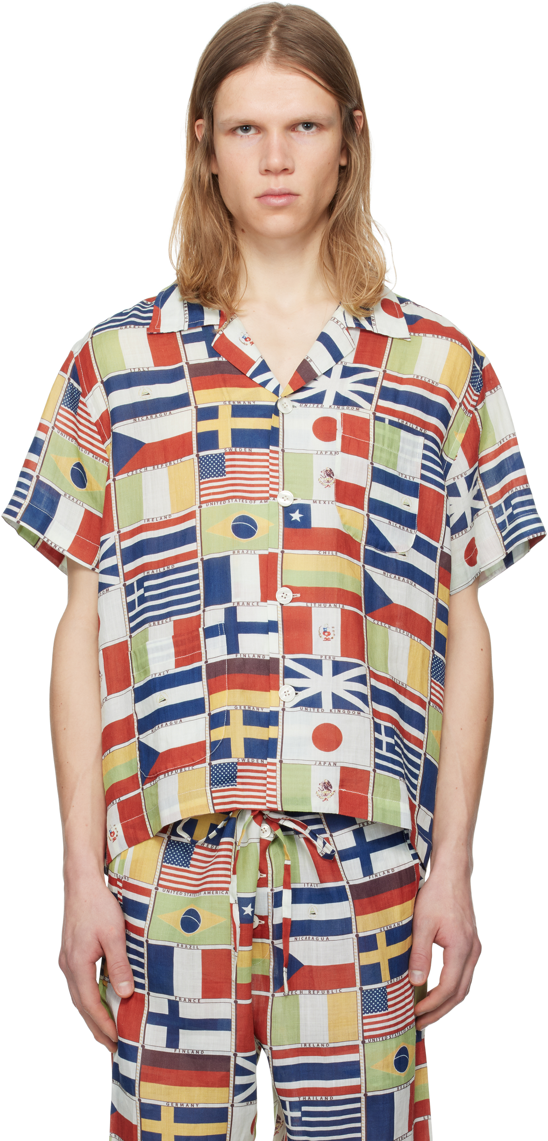 Bode: Multicolor International Short Sleeve Shirt | SSENSE