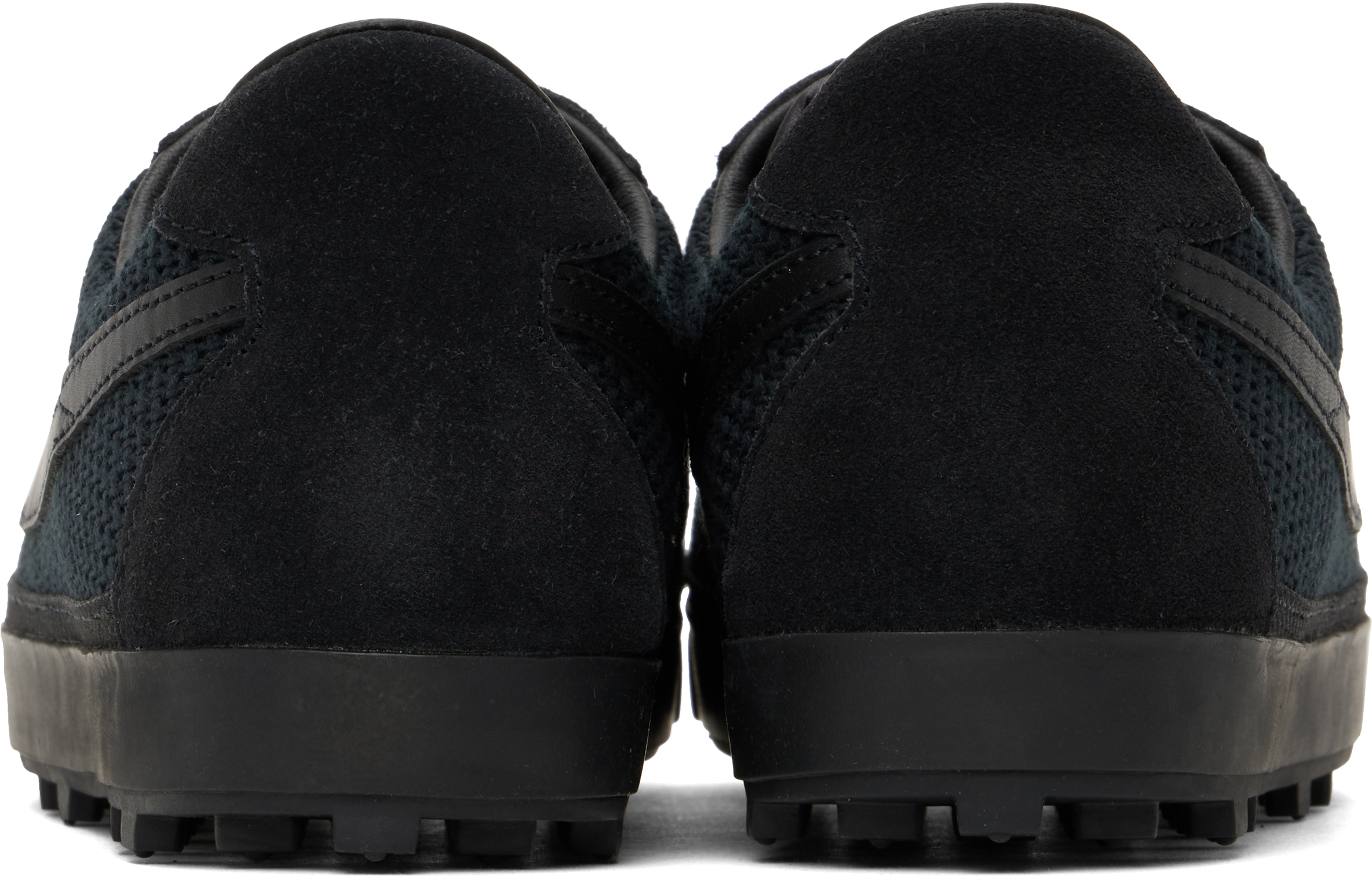 Bode Black Nike Edition Astrograbber Sp Sneakers In Black/black-coconut