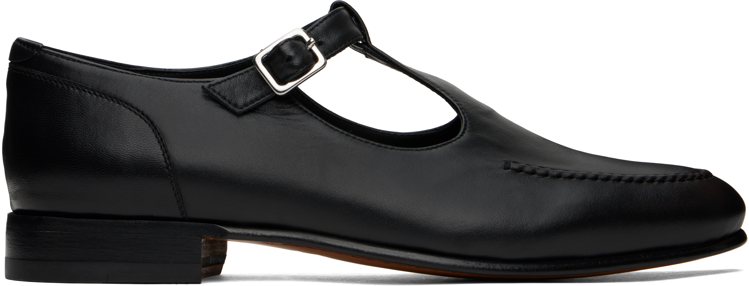Black School Monkstraps