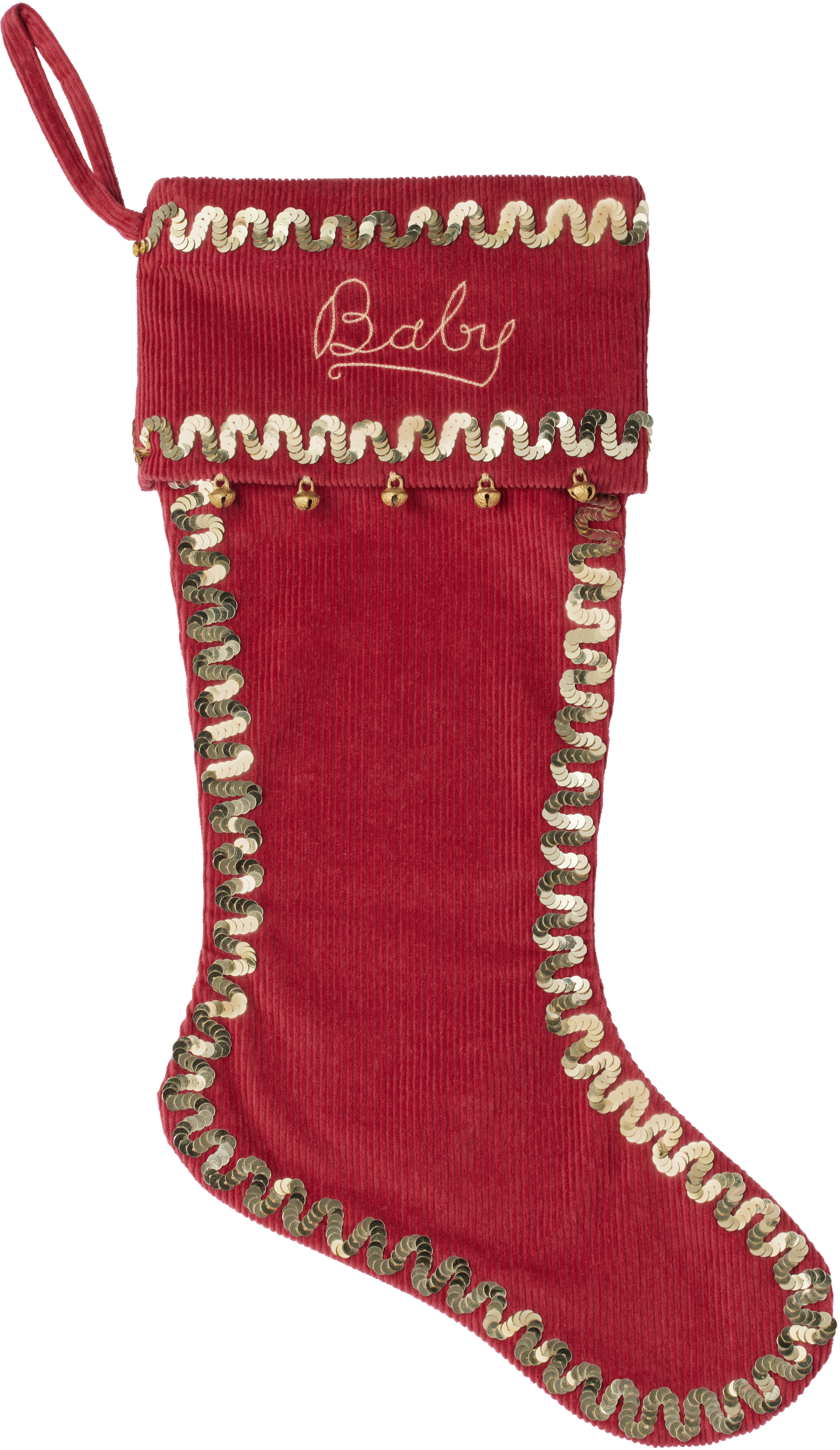 Bode Red 'baby' Stocking