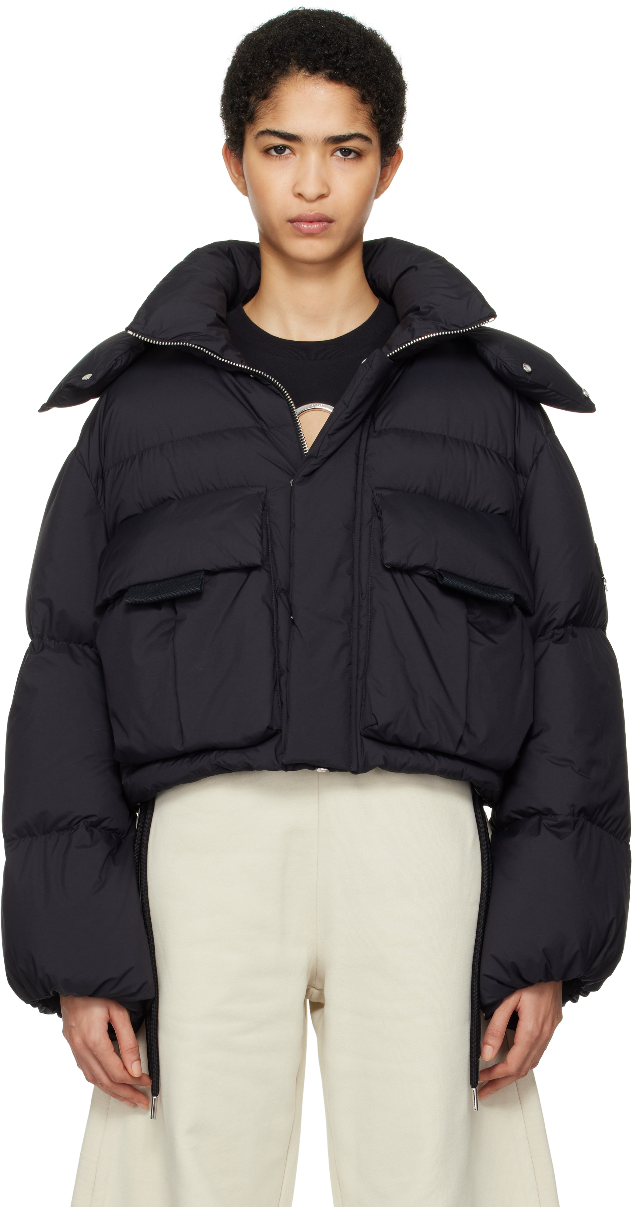 Moncler x Willow Smith Black Kar Down Jacket