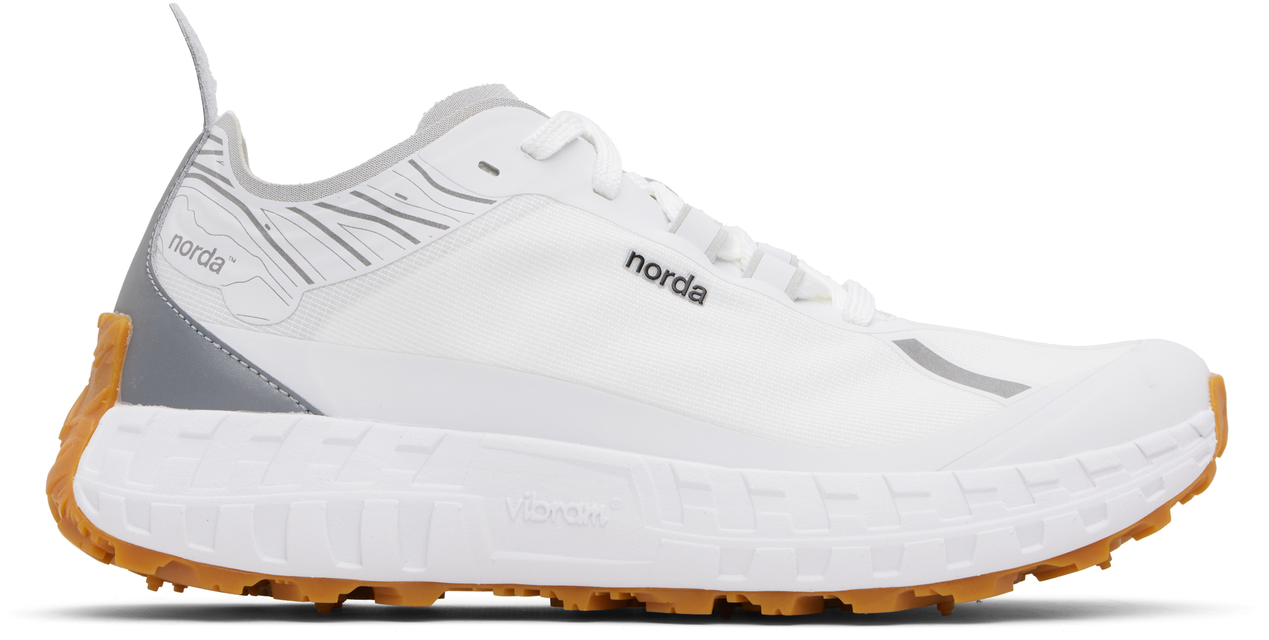 Shop Norda White 001 Sneakers In White/gum