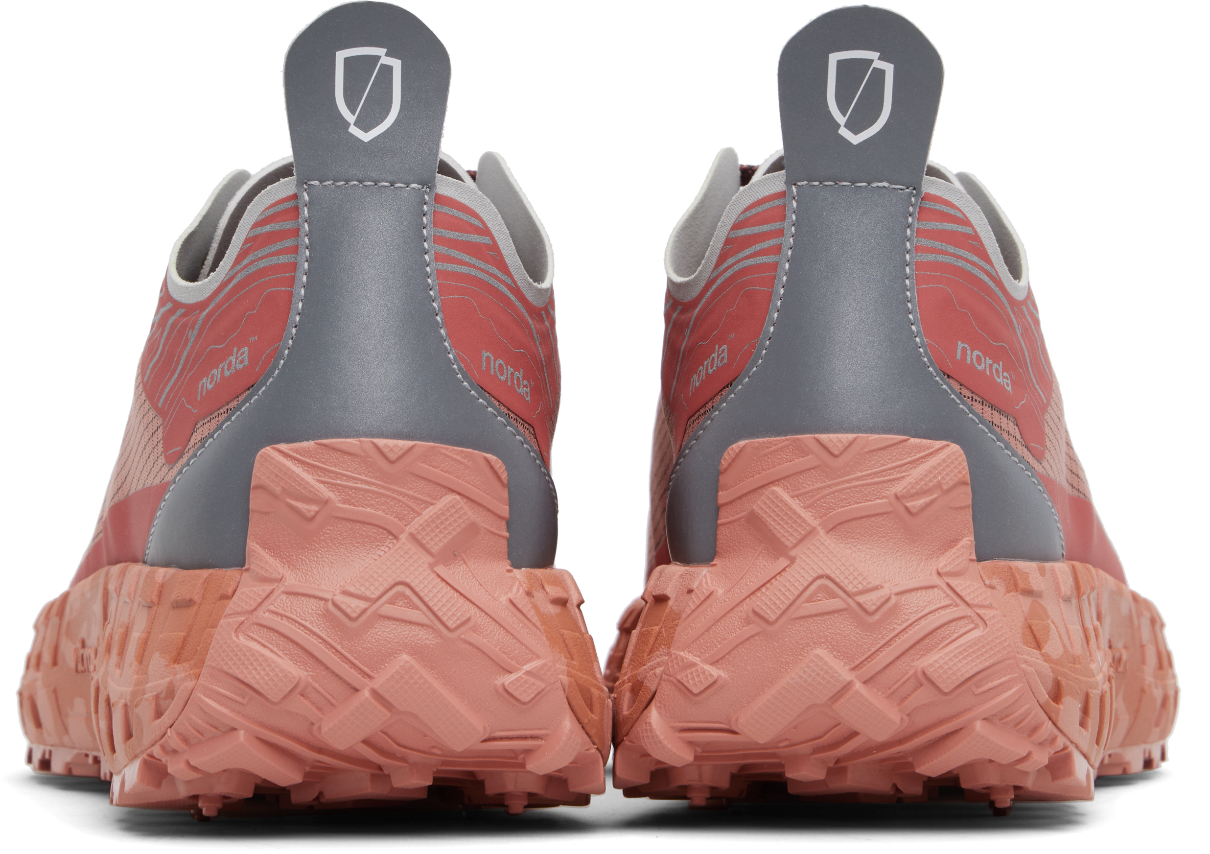 Shop Norda Pink Ray Zahab Edition 001 Sneakers In Vermillion