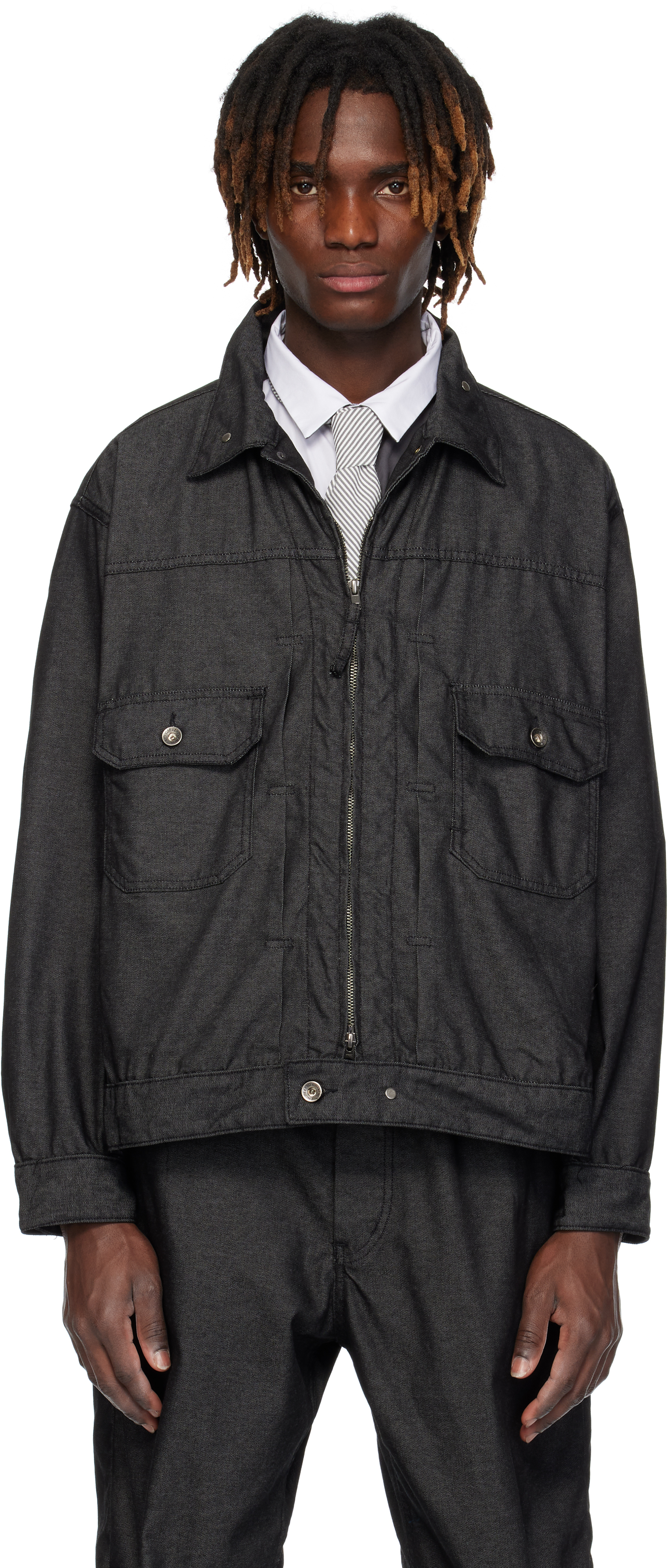 Navy Trucker Jacket