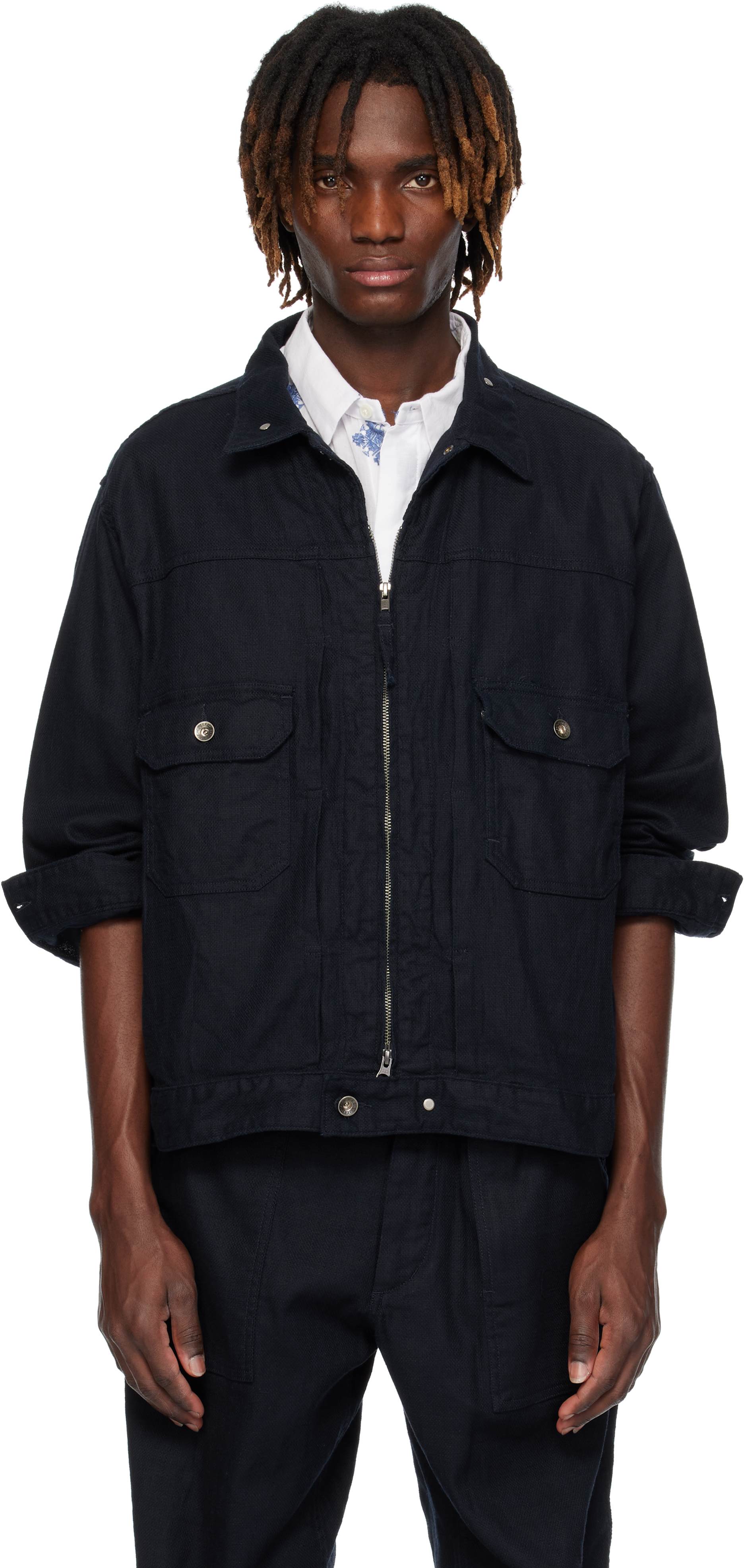 Navy Trucker Jacket