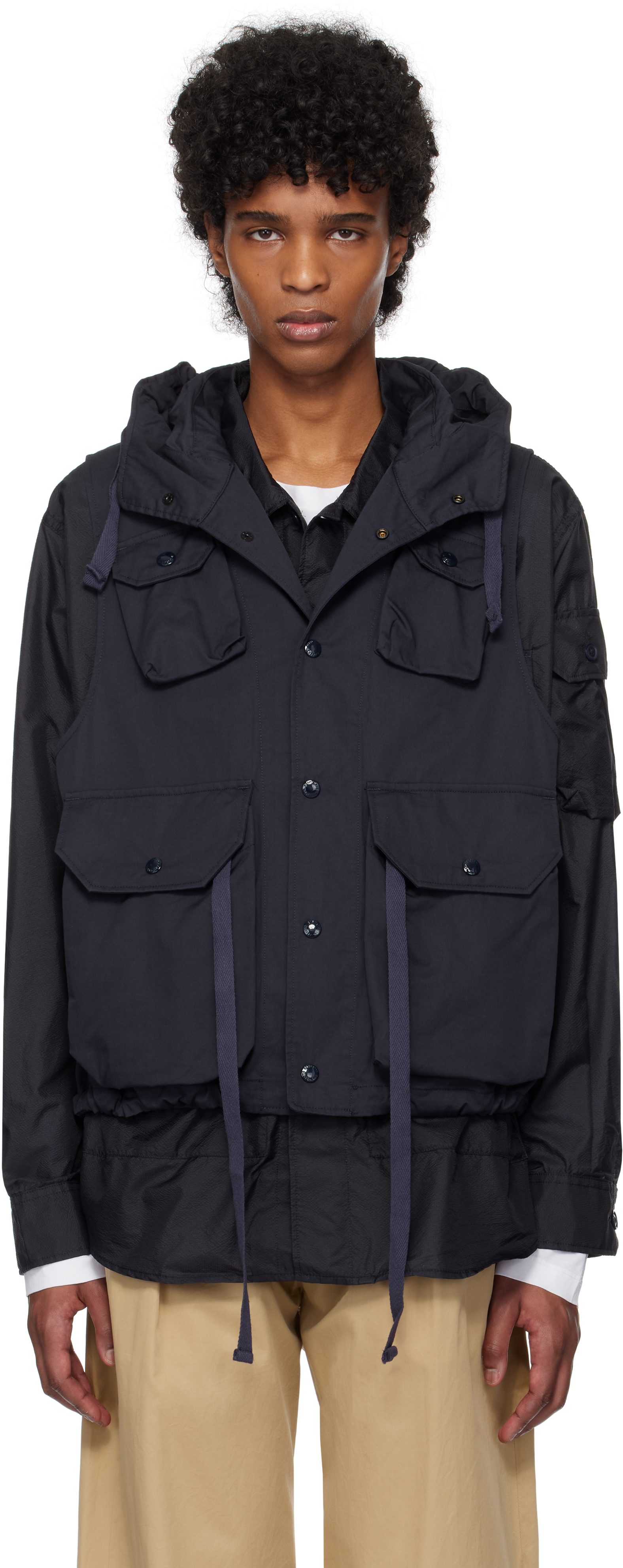 Engineered Garments vests for Men | SSENSE