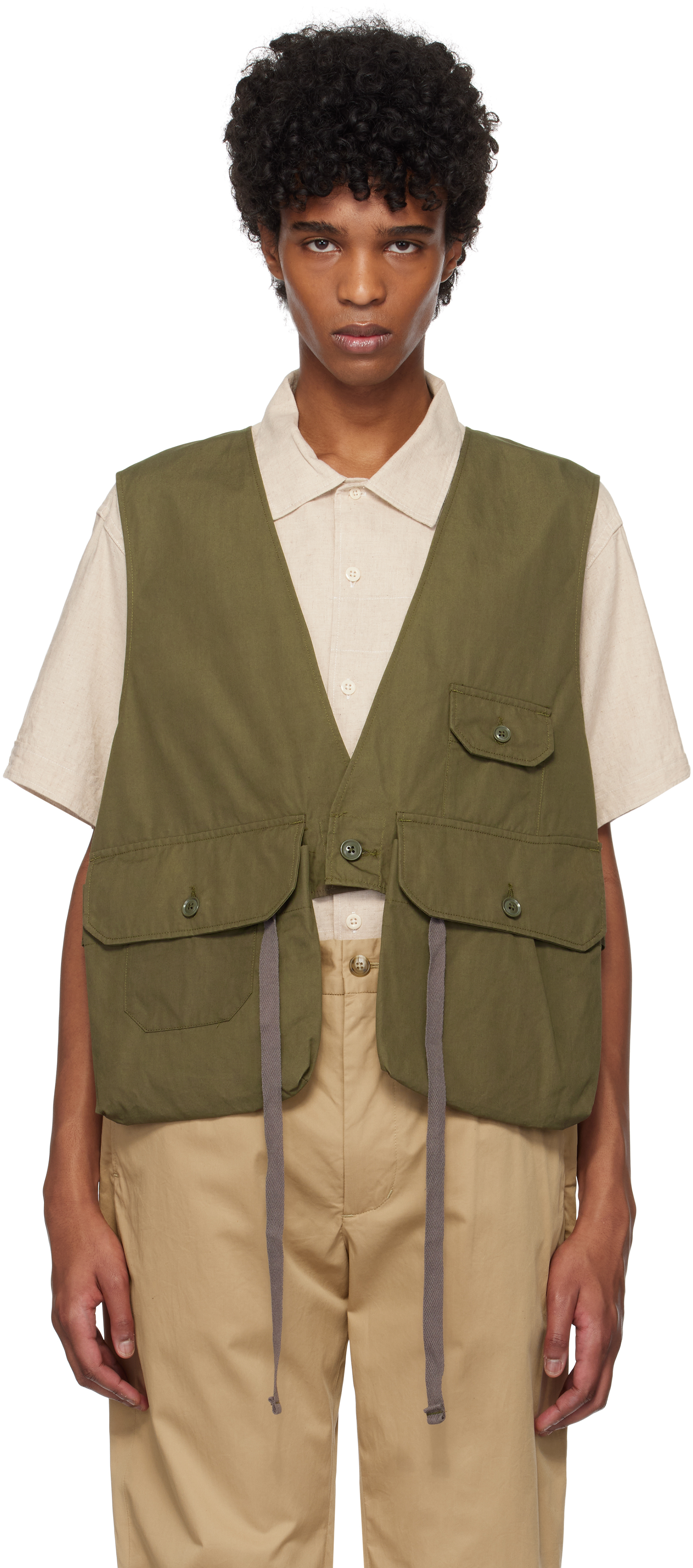 Khaki Fowl Vest