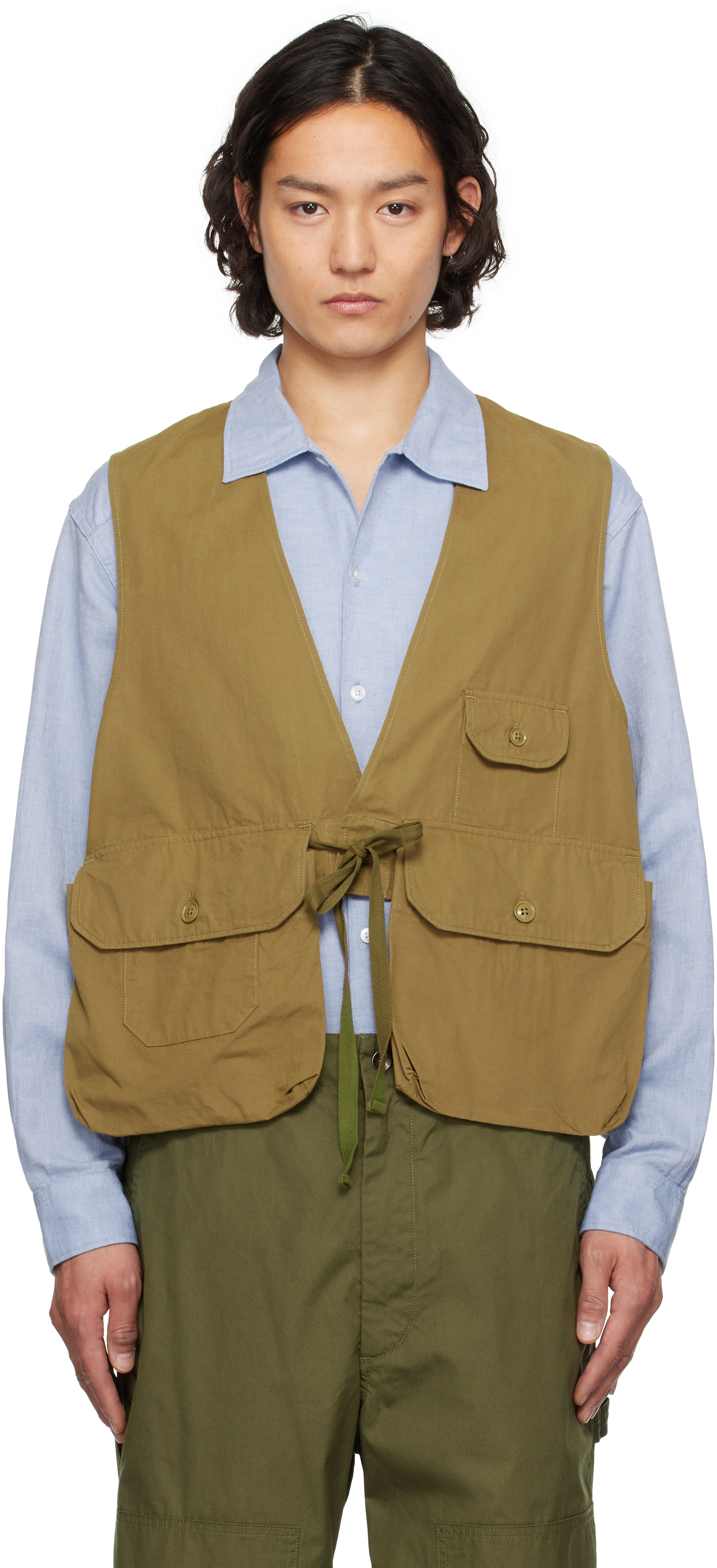 Engineered Garments vests for Men | SSENSE