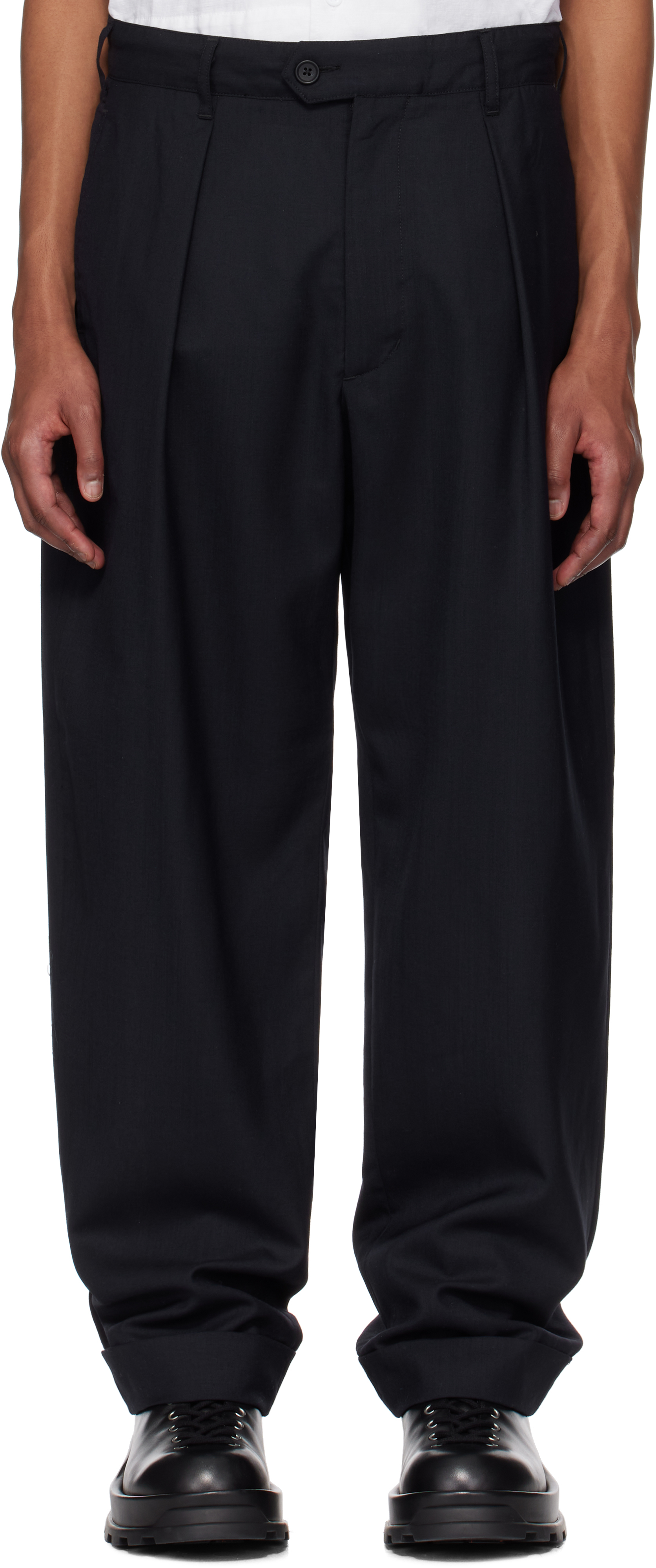 Navy Carlyle Trousers