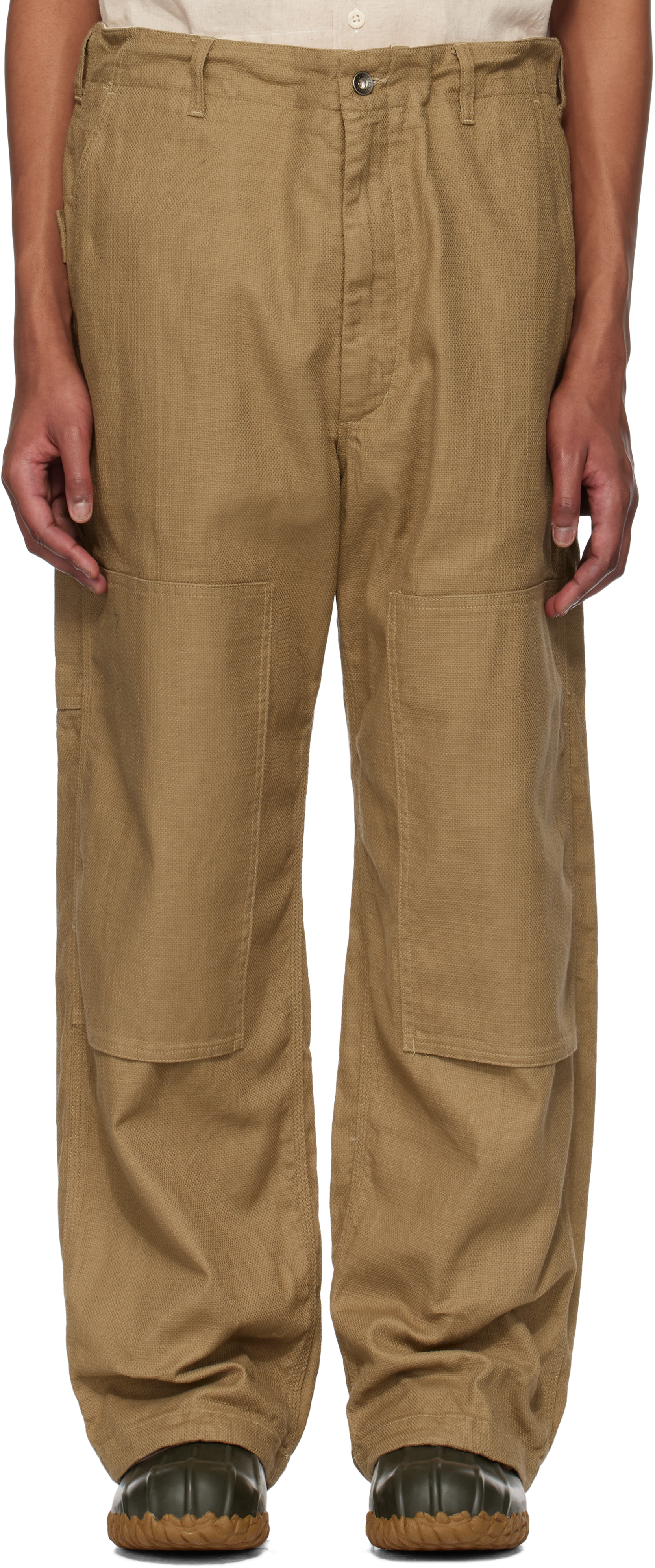 ENGINEERED GARMENTS パンツ BEIGE［S］ Beige Painter Trousers by Engineered Garments on Sale
