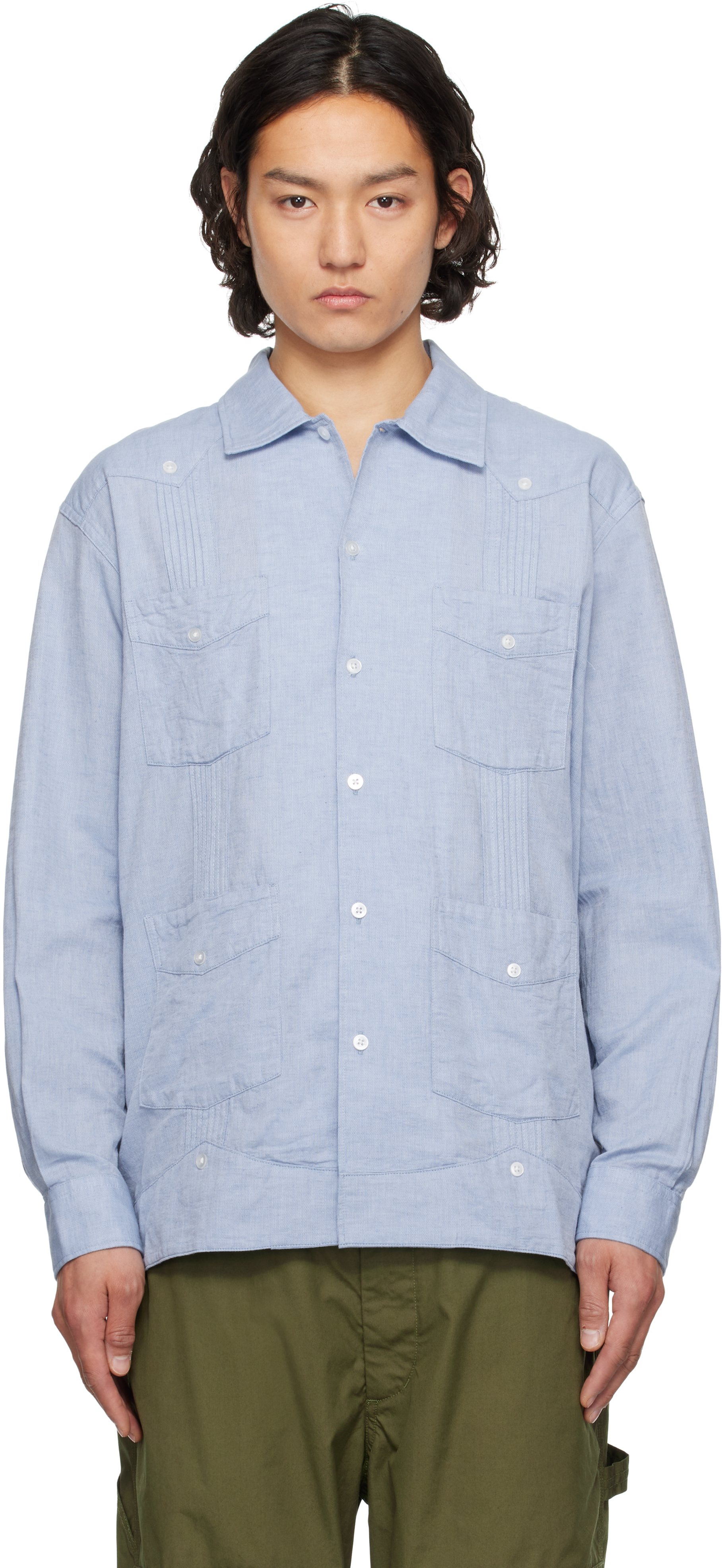 Engineered Garments shirts for Men | SSENSE
