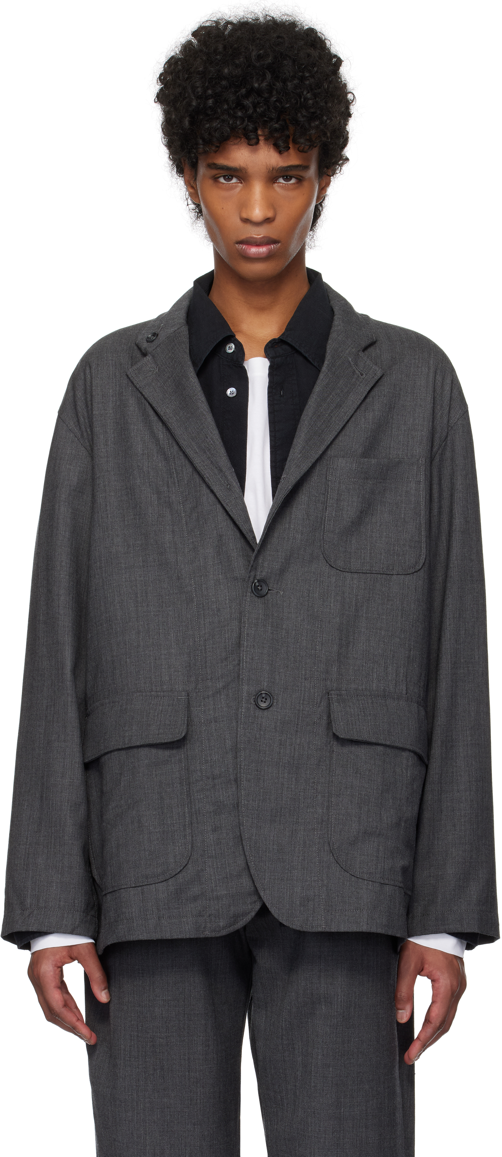 Gray Loiter Blazer