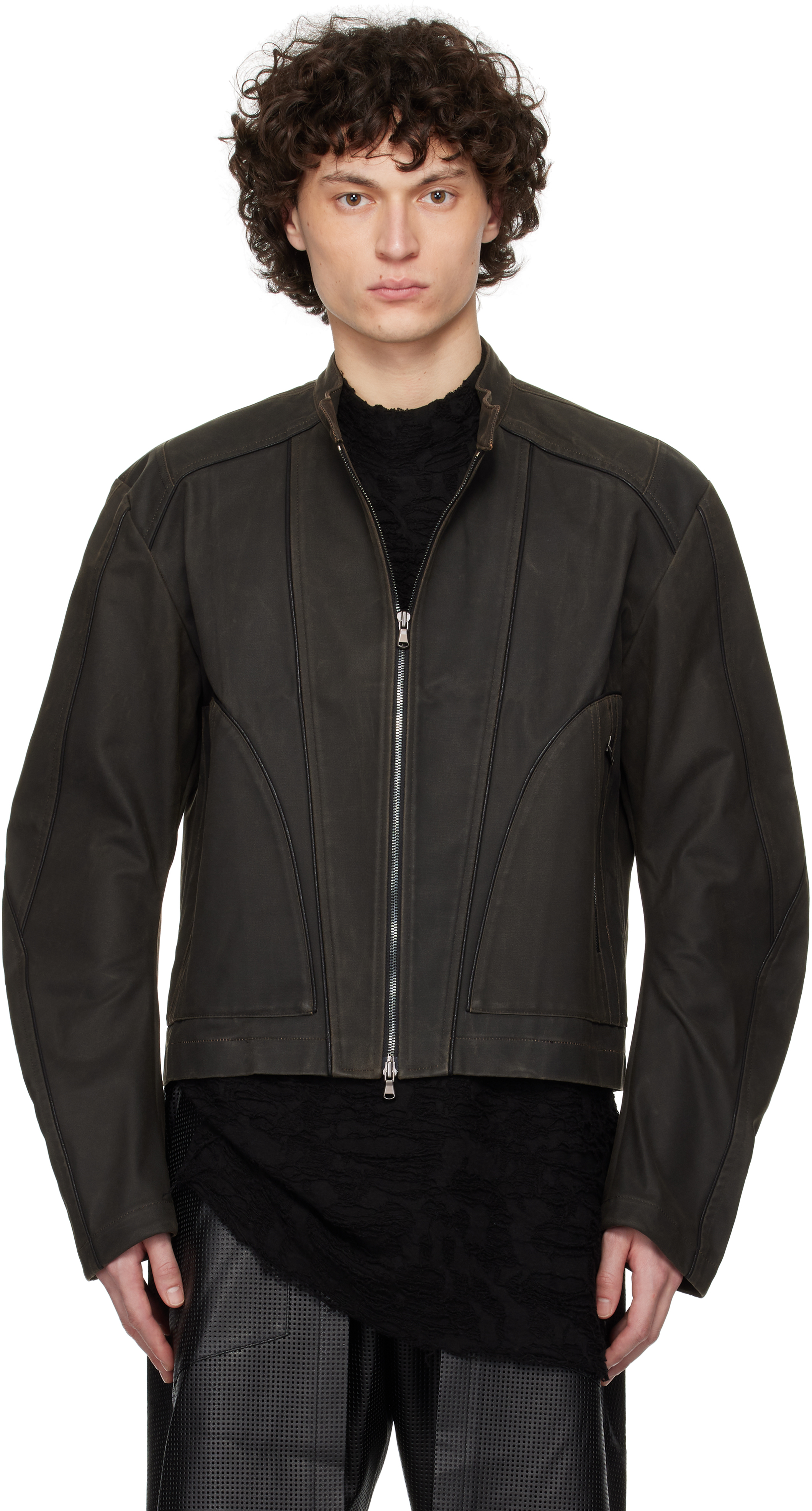 Brown Rusted Rider Jacket