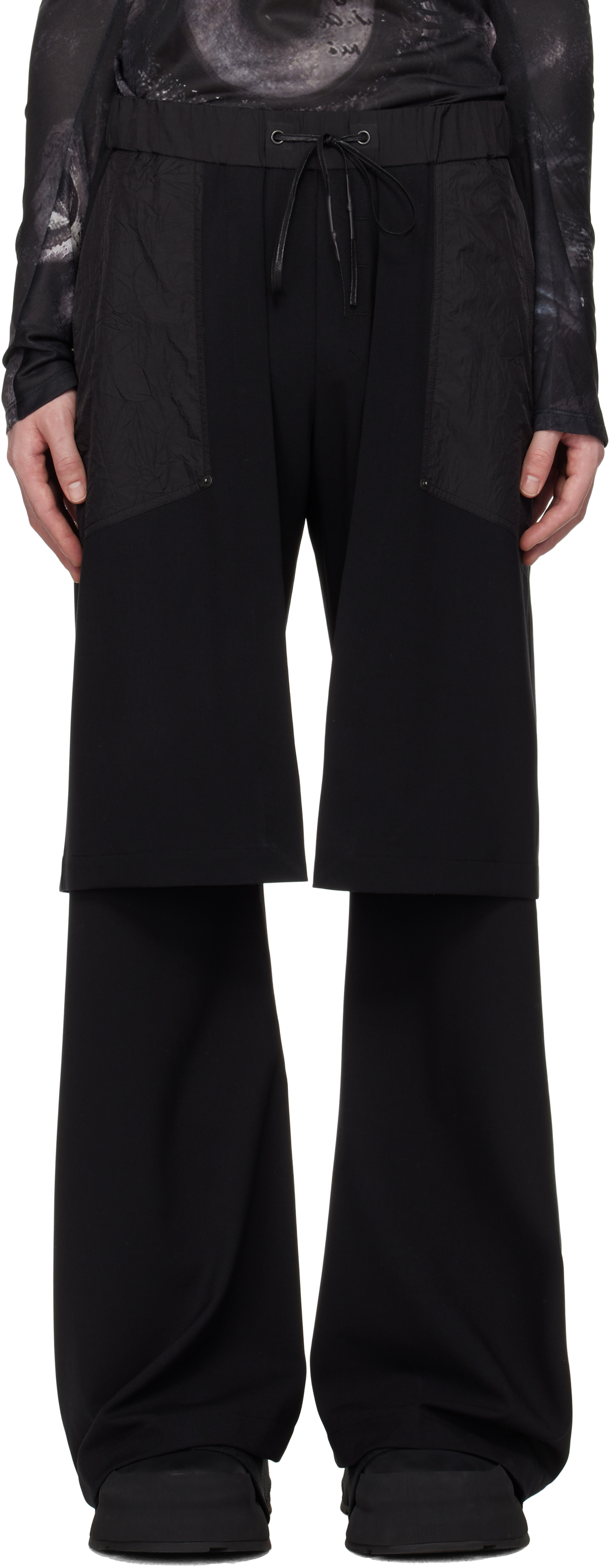Black Skirt Trousers