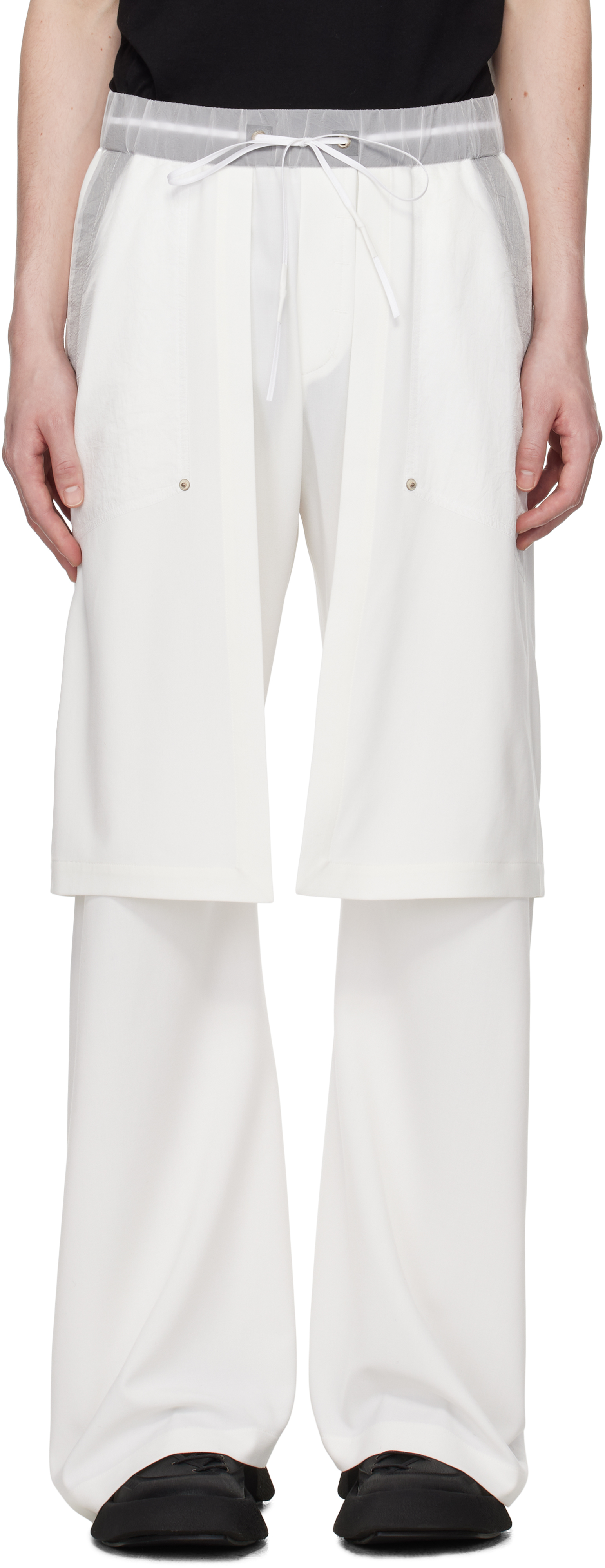 White Skirt Trousers