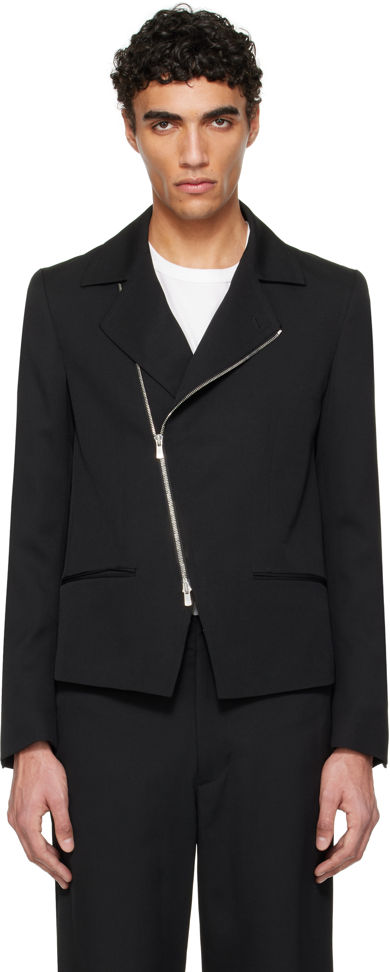 Black Spencer Riders Jacket