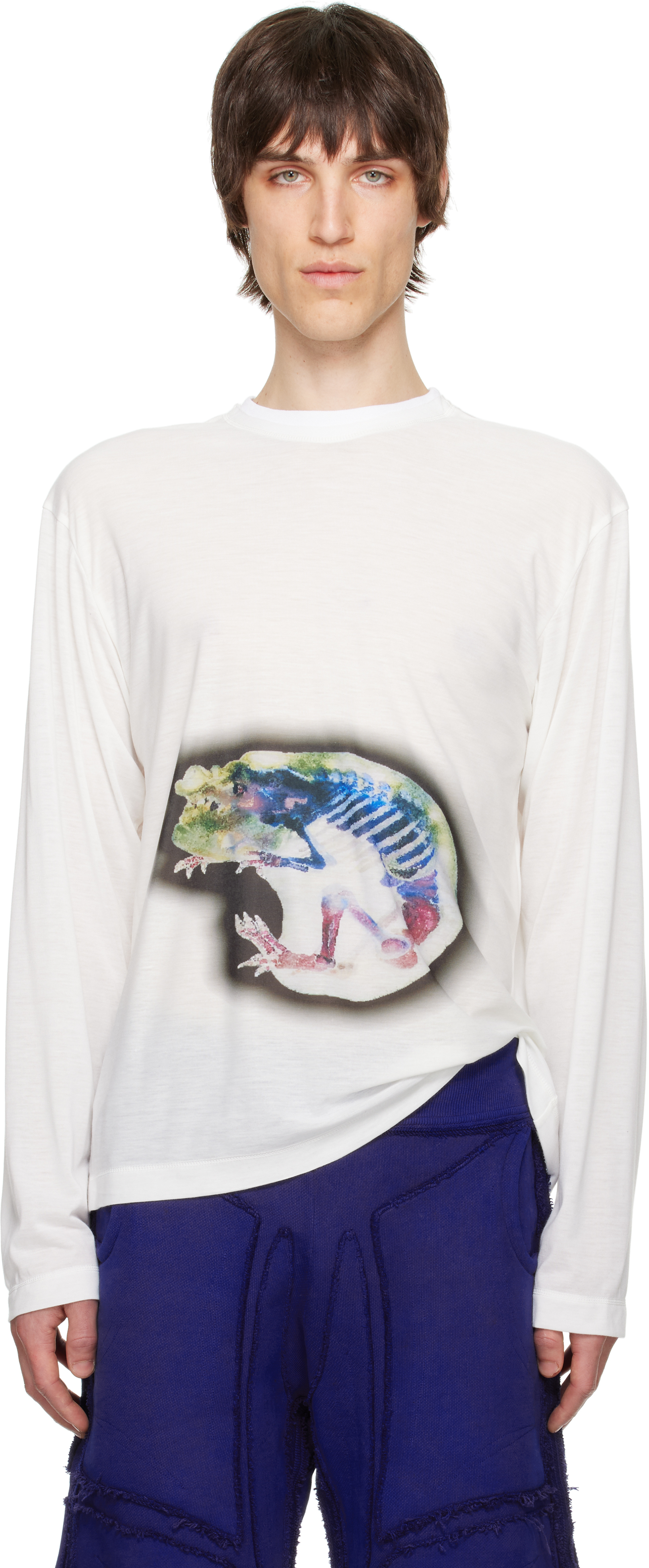 SSENSE Exclusive White Crewneck Mother T-shirt
