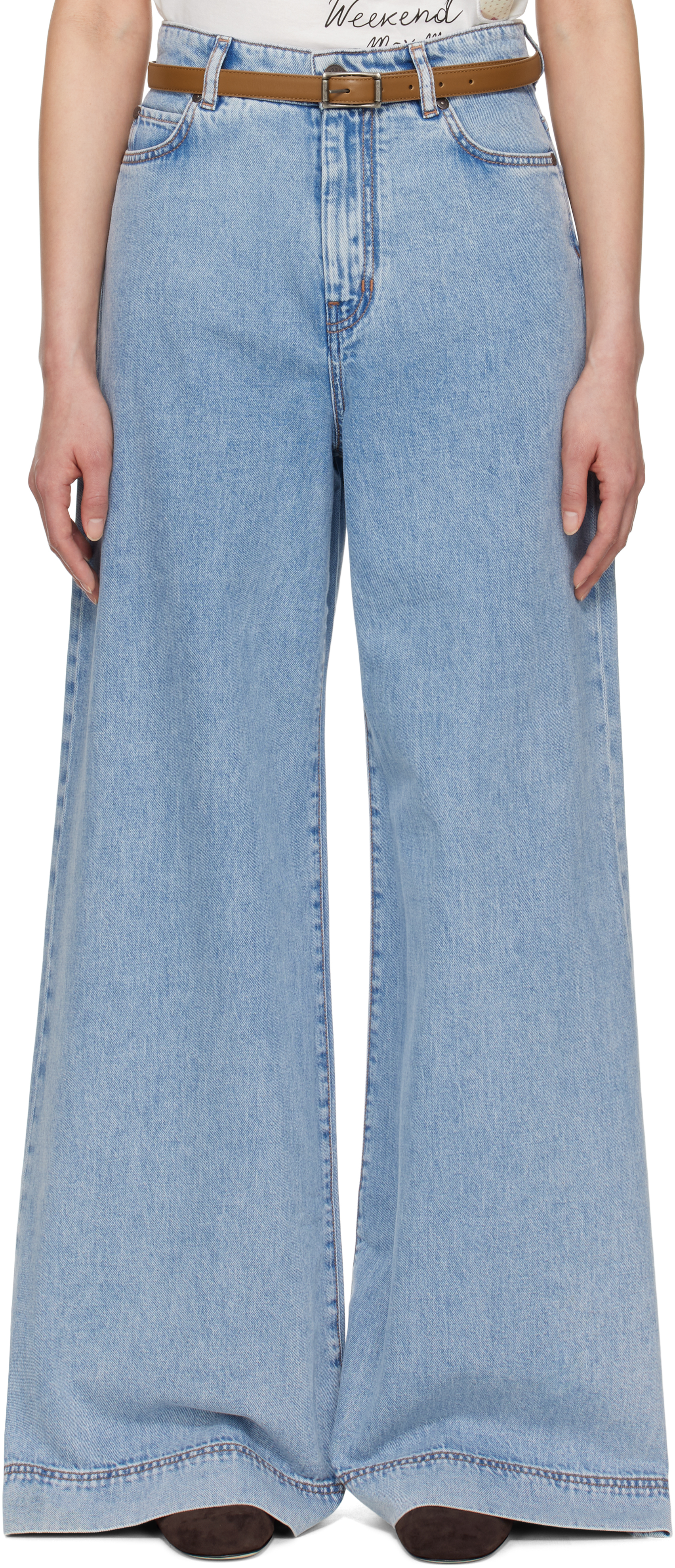 Blue Vega Jeans by Weekend Max Mara on Sale