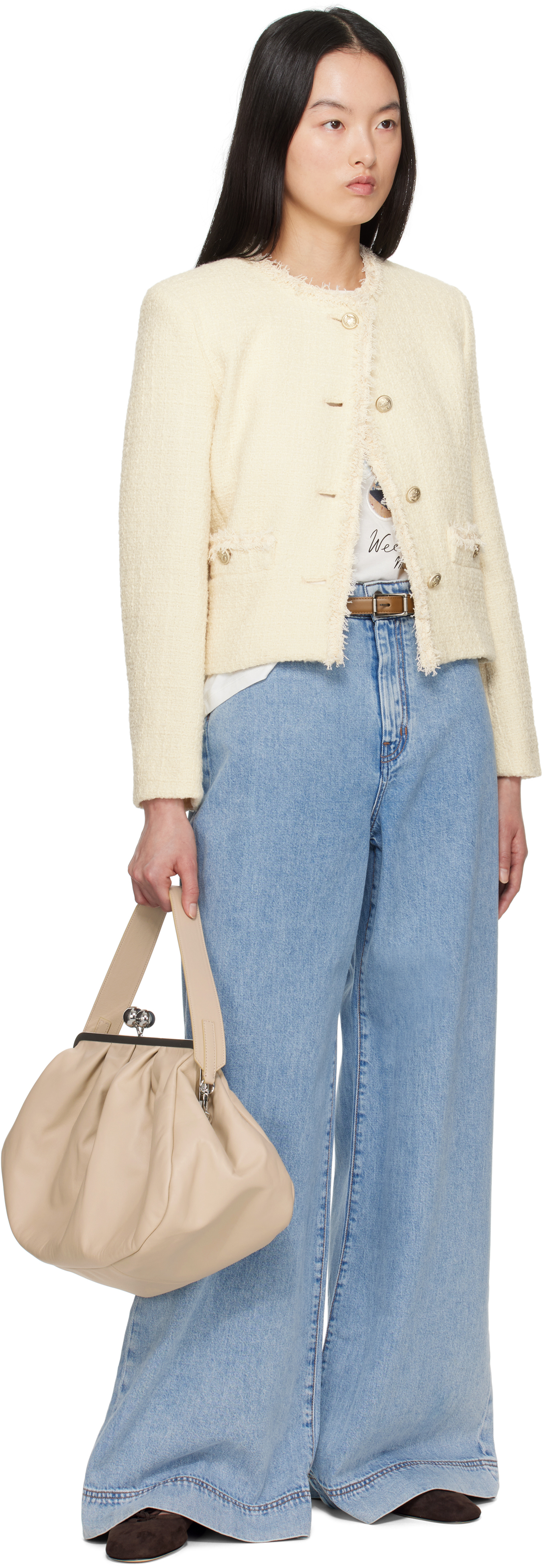 Weekend Max Mara Five-bag Jeans In 038 Navy