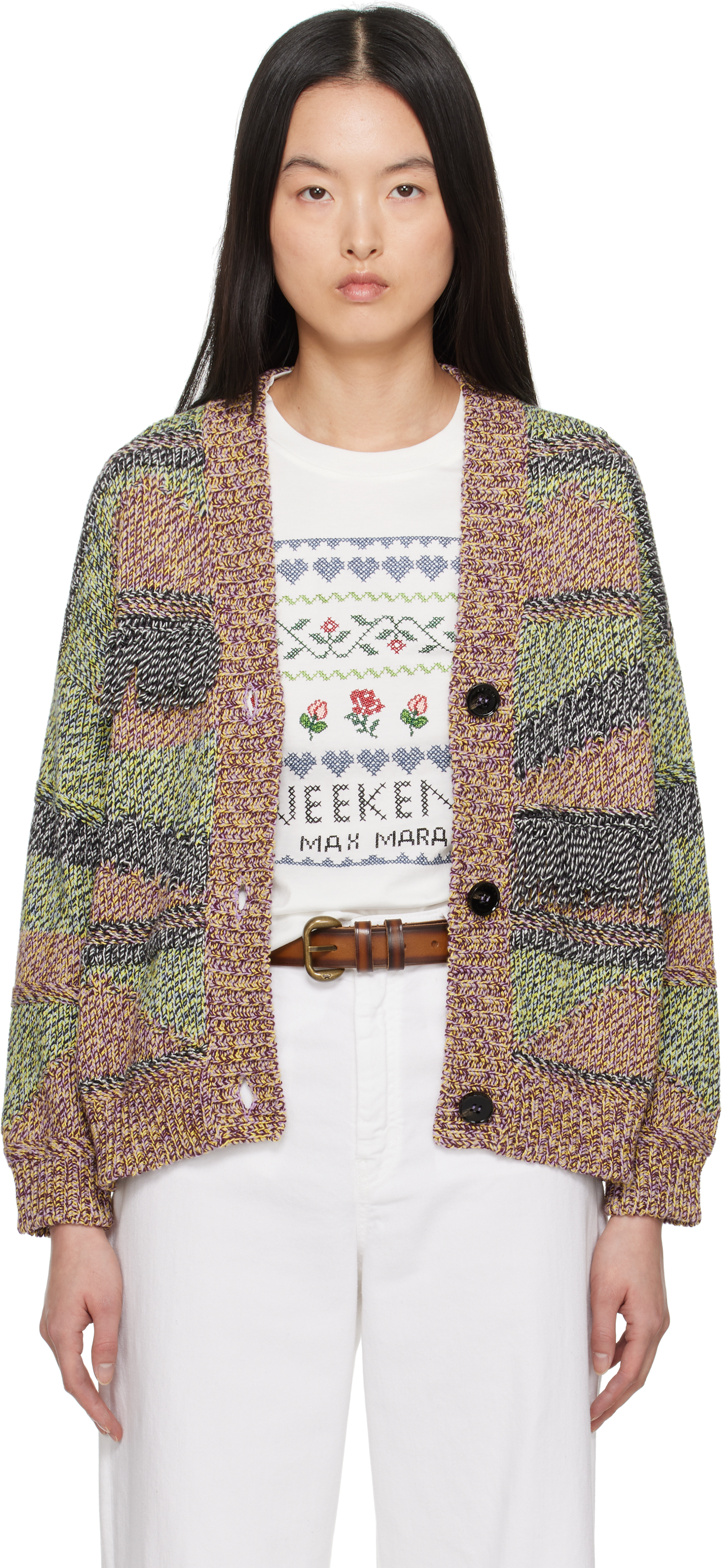 Multicolor Bric Cardigan