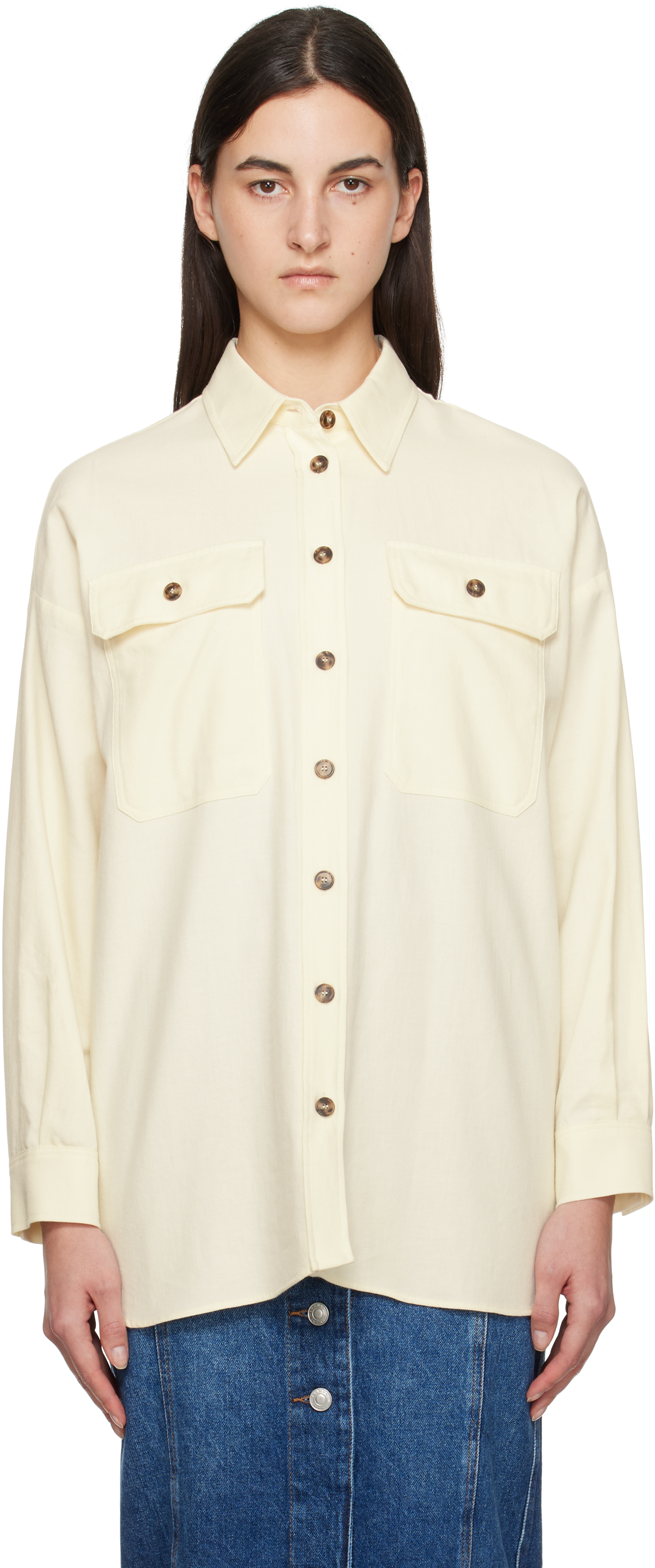 Tシャツ・カットソー Weekend Max Mara FW24 'Rolf' shirt (ROLF 001) weekend-max-mara-beige-rolf-