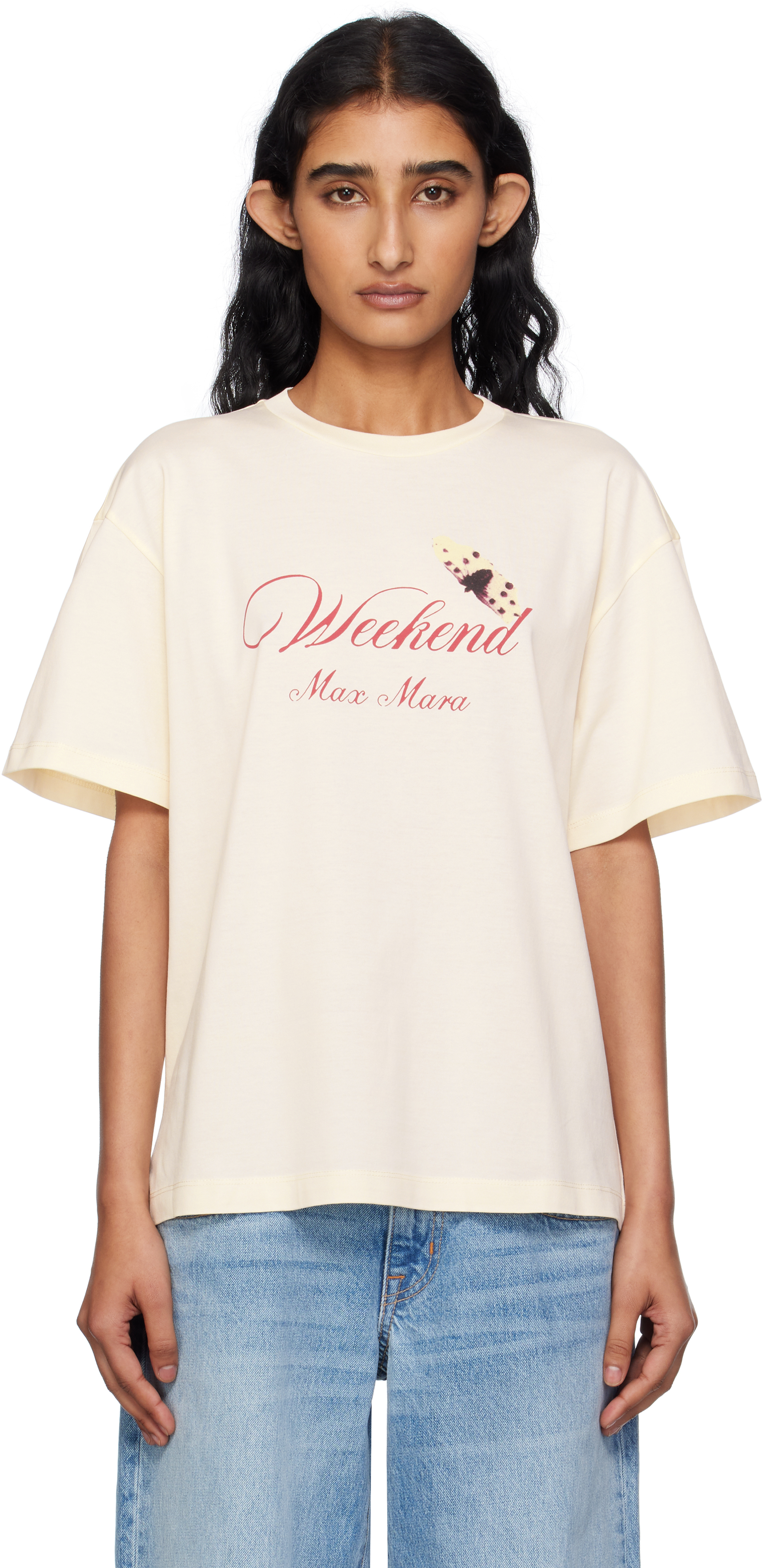 Weekend Max Mara Off-white Radura T-shirt