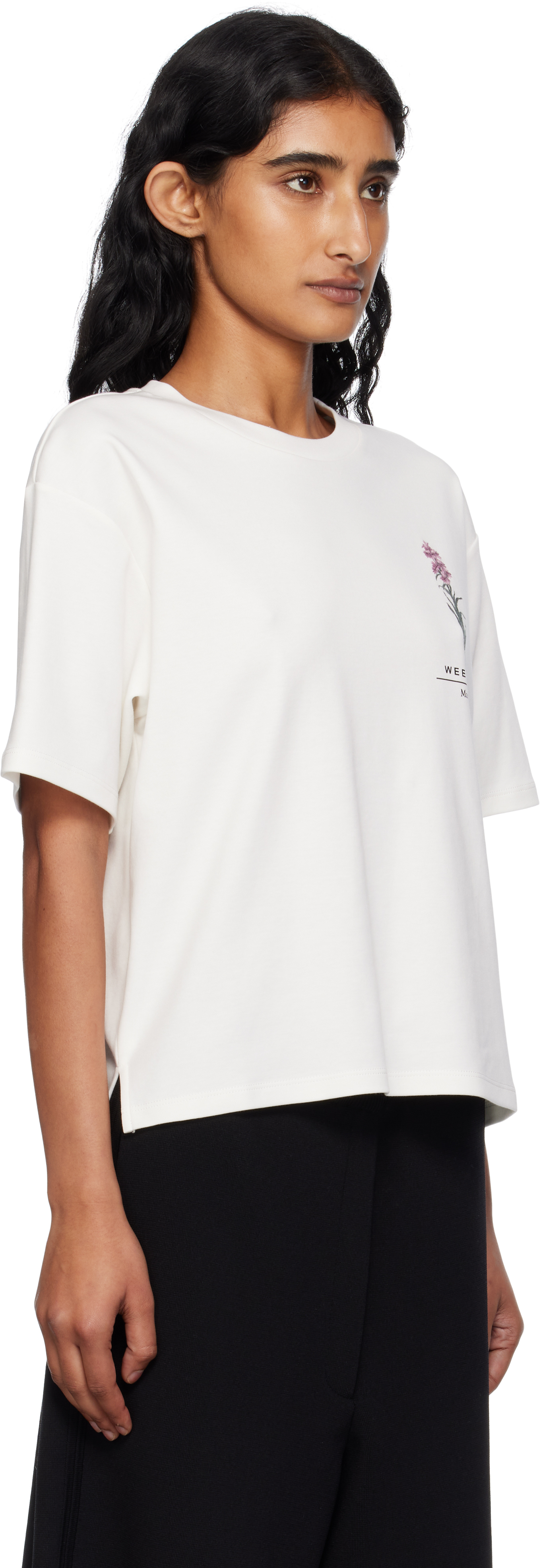 Weekend Max Mara White Lecco T-shirt In White