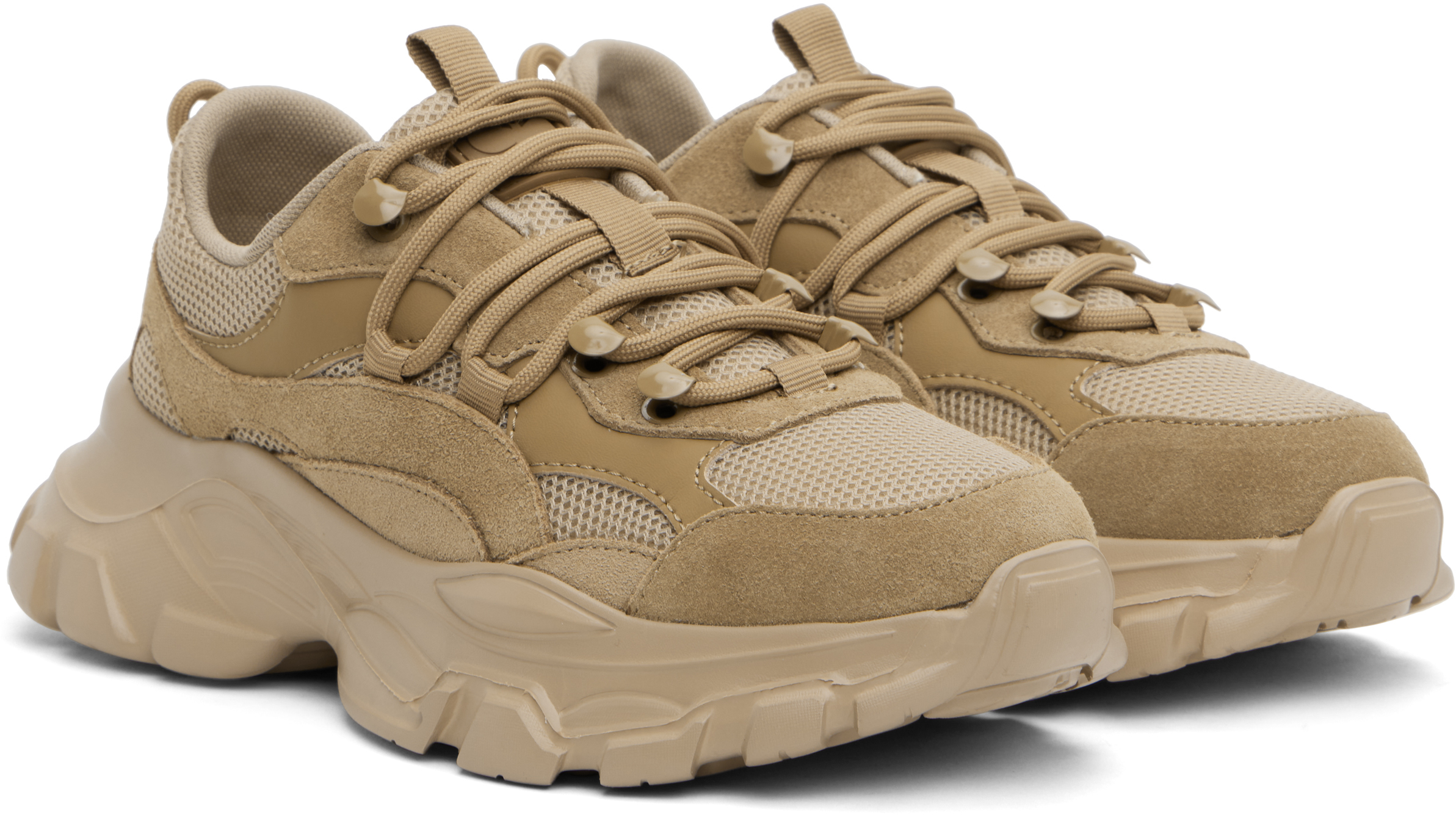 Weekend Max Mara Tan Bebbio Sneakers In 002 Camel