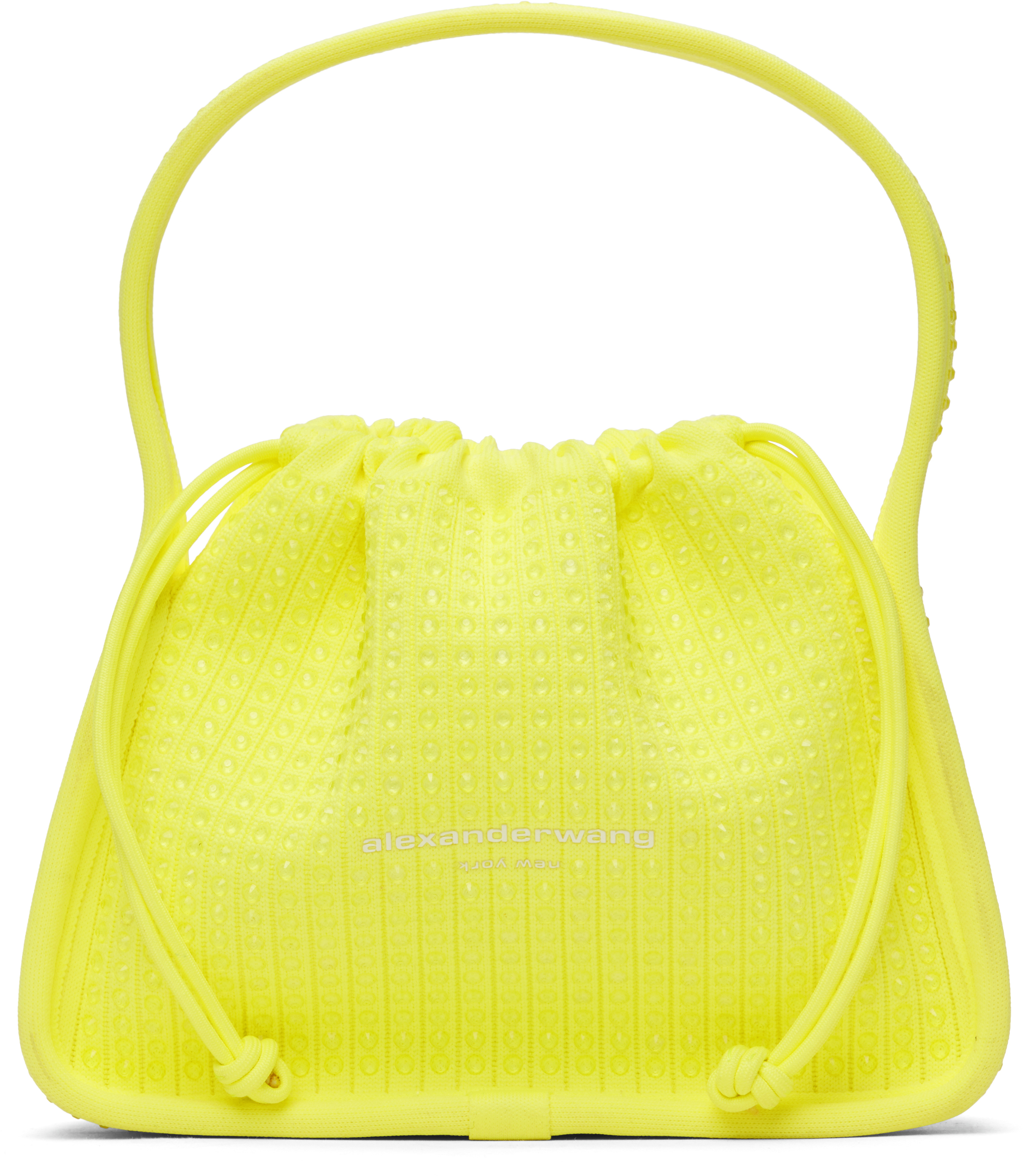 Alexander Wang: イエロー スモール Ryan バッグ | SSENSE 日本 Alexander Wang: イエロー スモール Ryan バッグ | SSENSE 日本