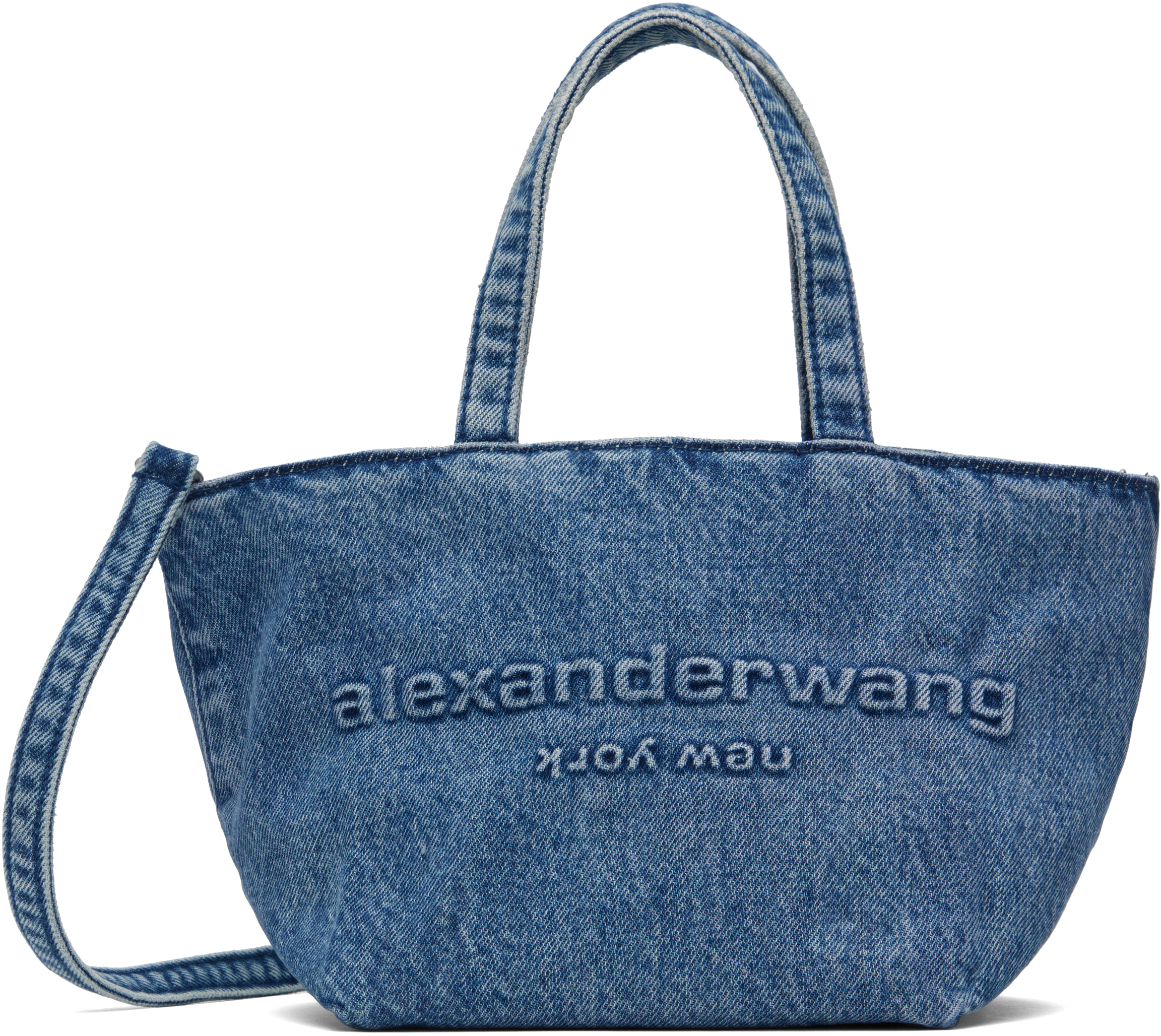 Blue Small Punch Tote