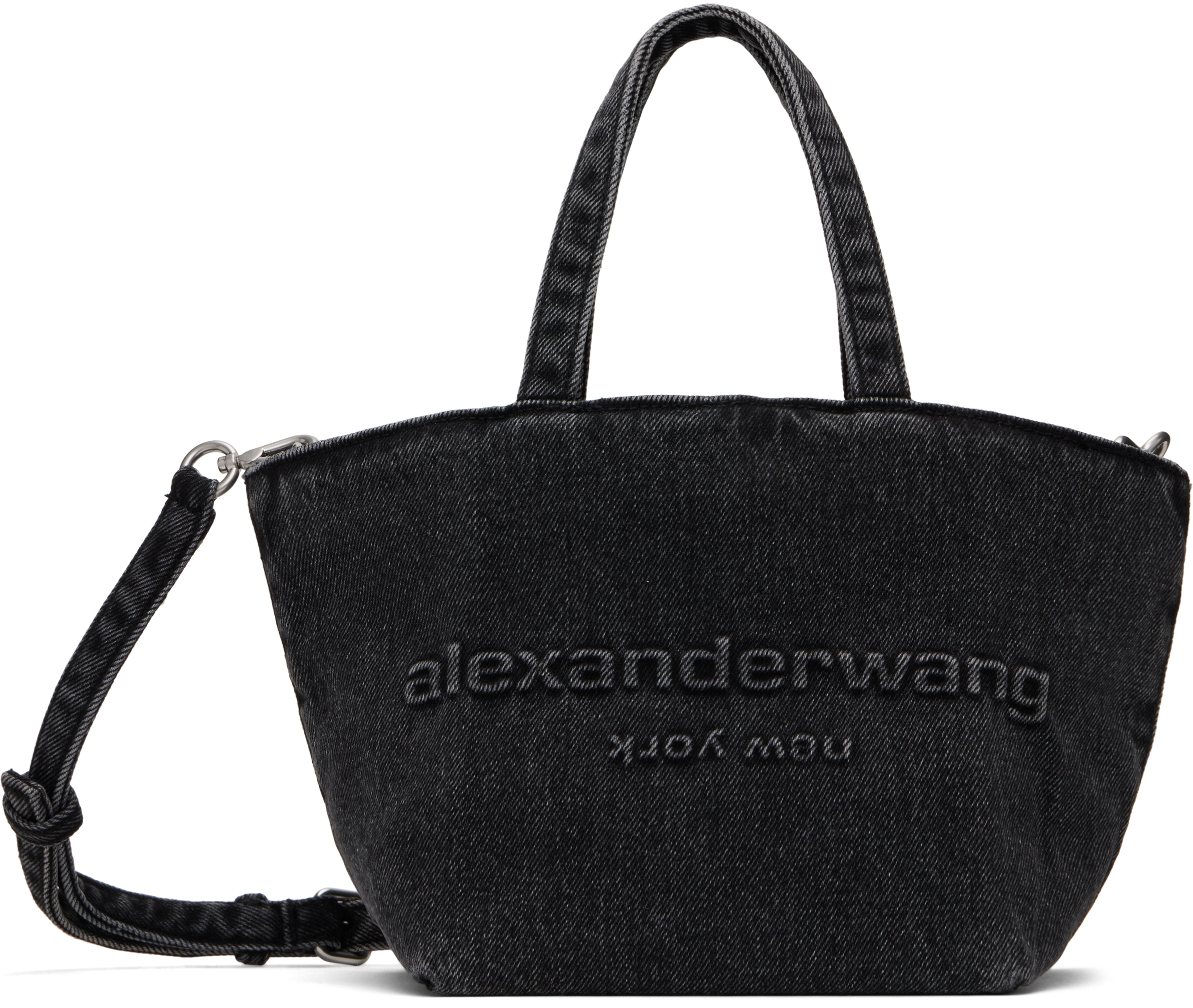 Gray Small Punch Tote