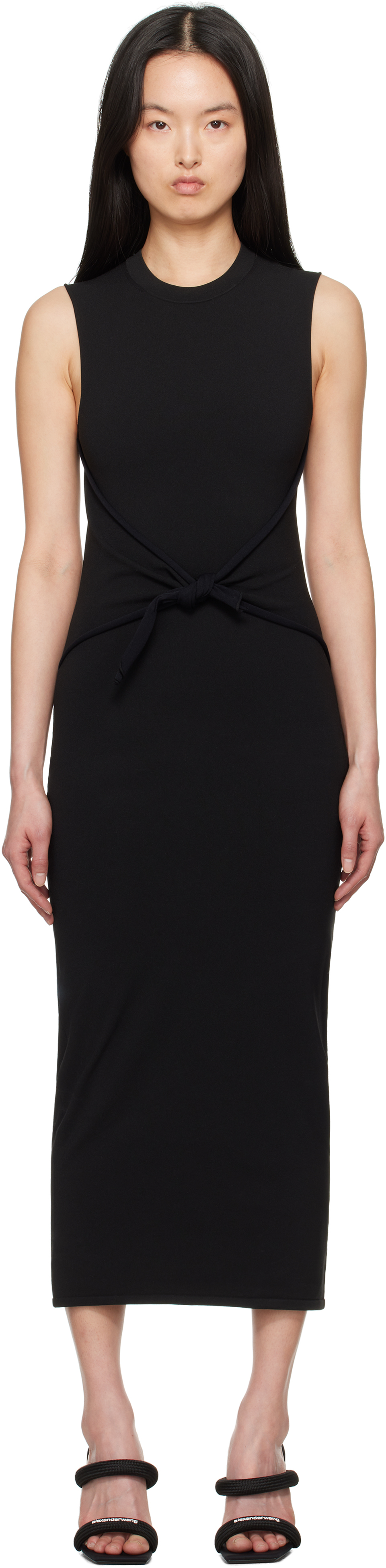 Black Pre-Styled Bodycon Maxi Dress