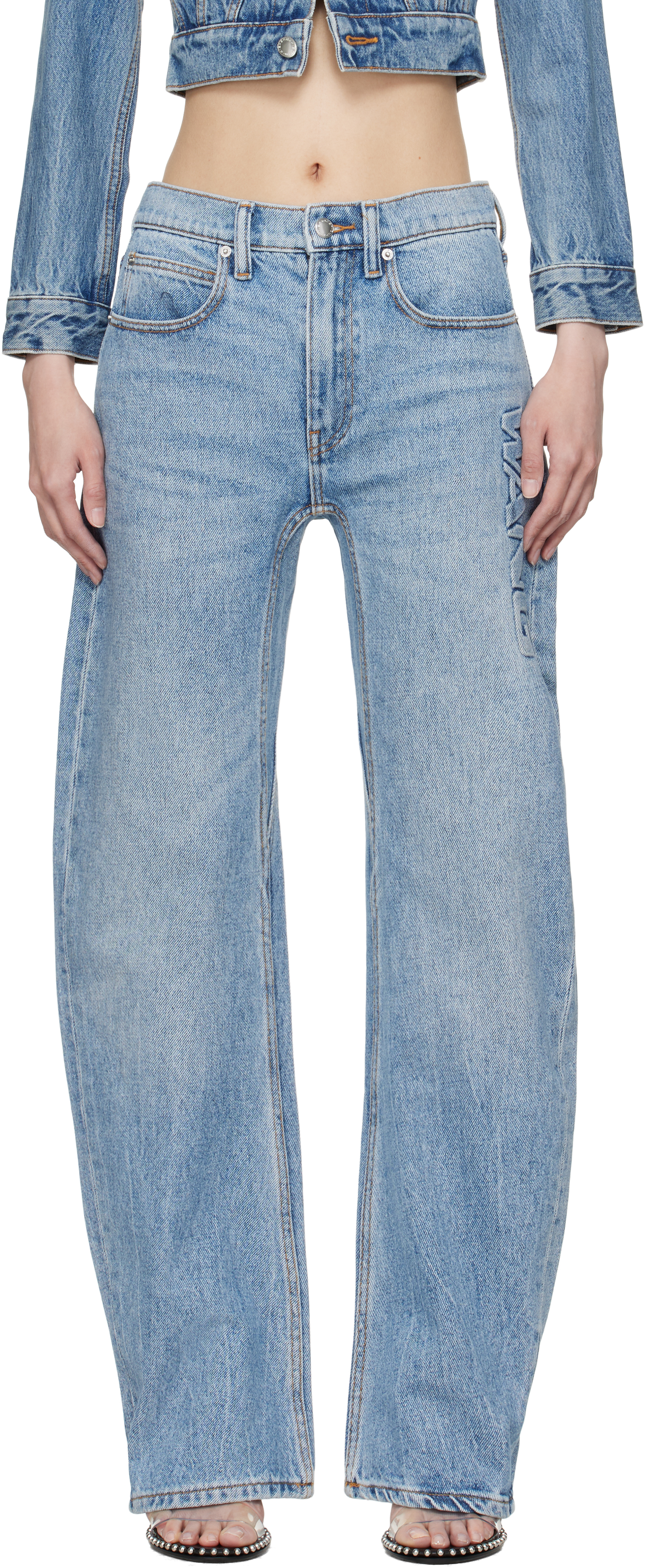 Blue Articulated Jeans