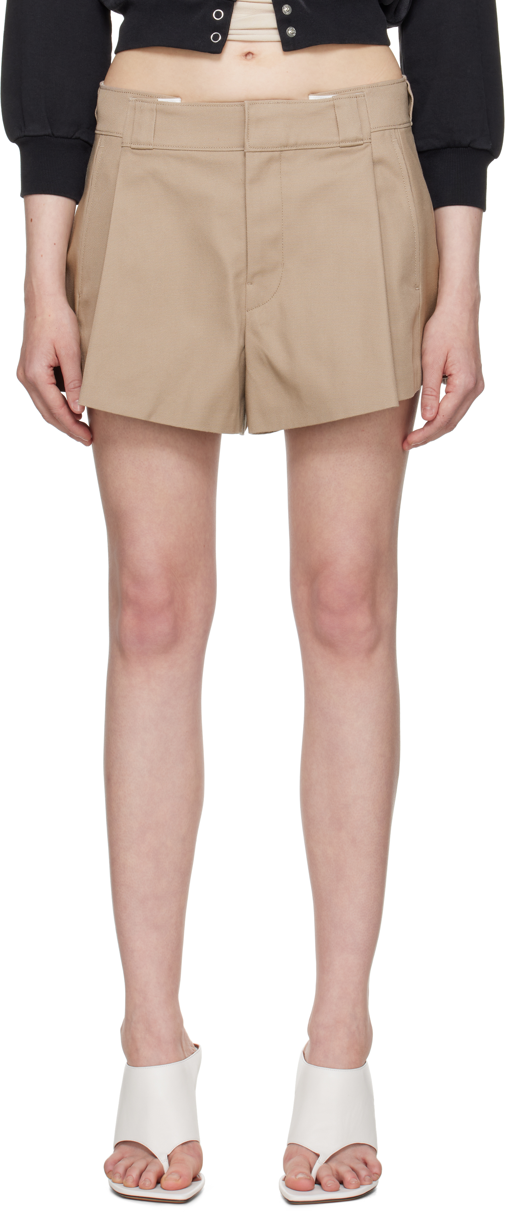Alexander Wang■ボックスプリーツワークウェア風ショートパンツ Alexander Wang□ボックスプリーツワークウェア風ショートパンツ