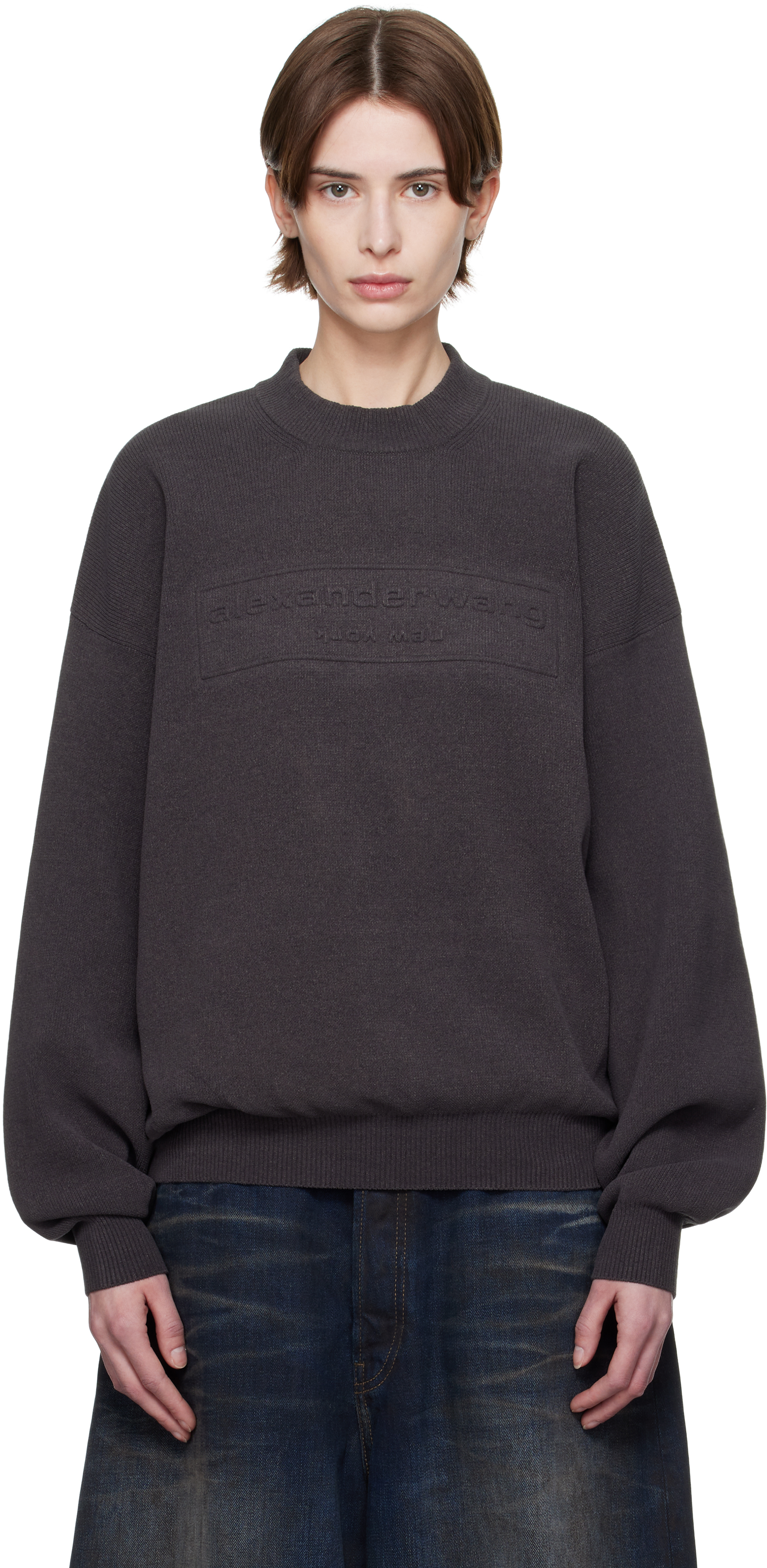 Alexander Wang ウィメンズ クルーネックセーター | SSENSE 日本 Alexander Wang ウィメンズ クルーネックセーター | SSENSE 日本