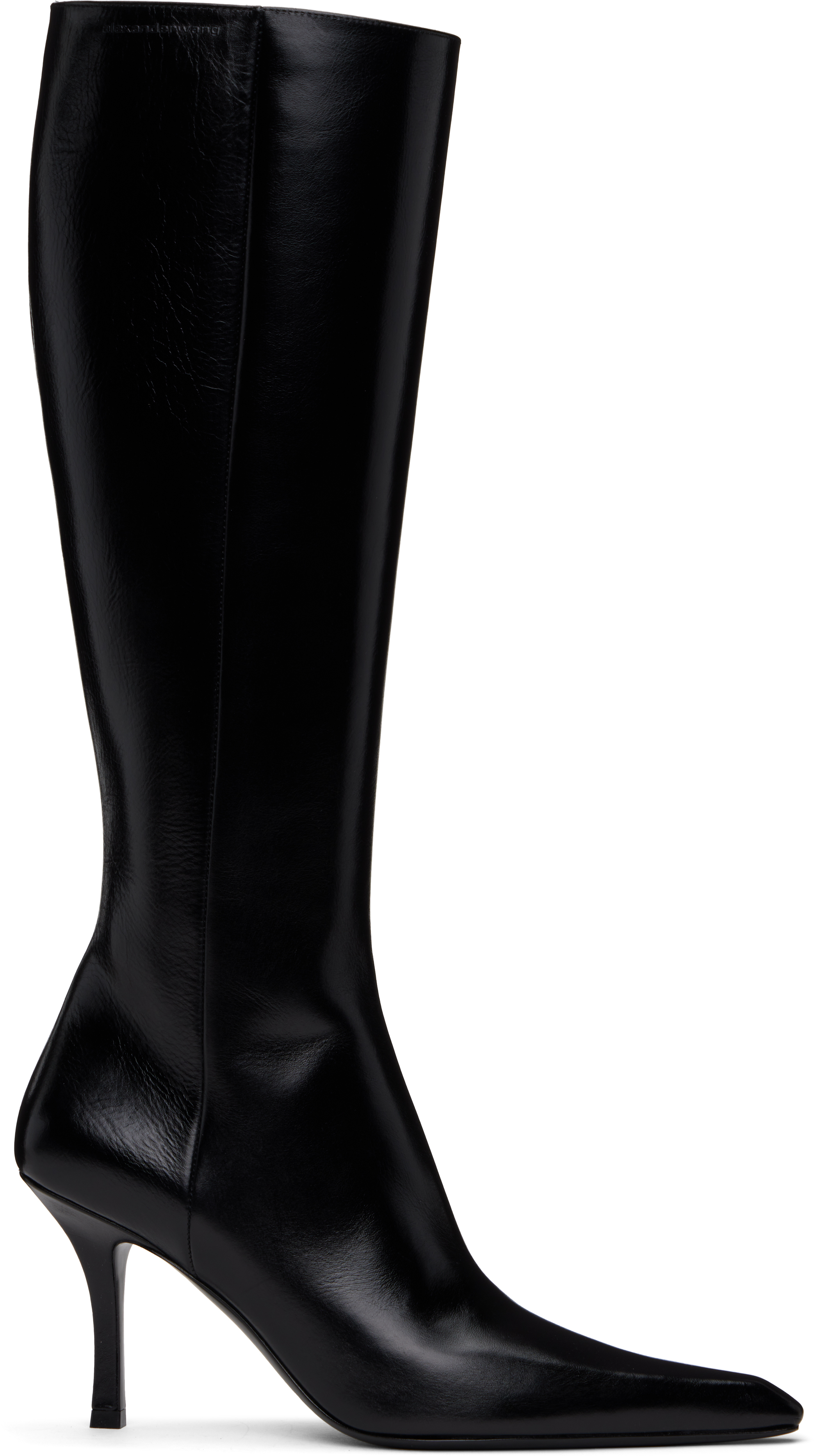 Black Vivica 85mm Knee-High Tall Boots