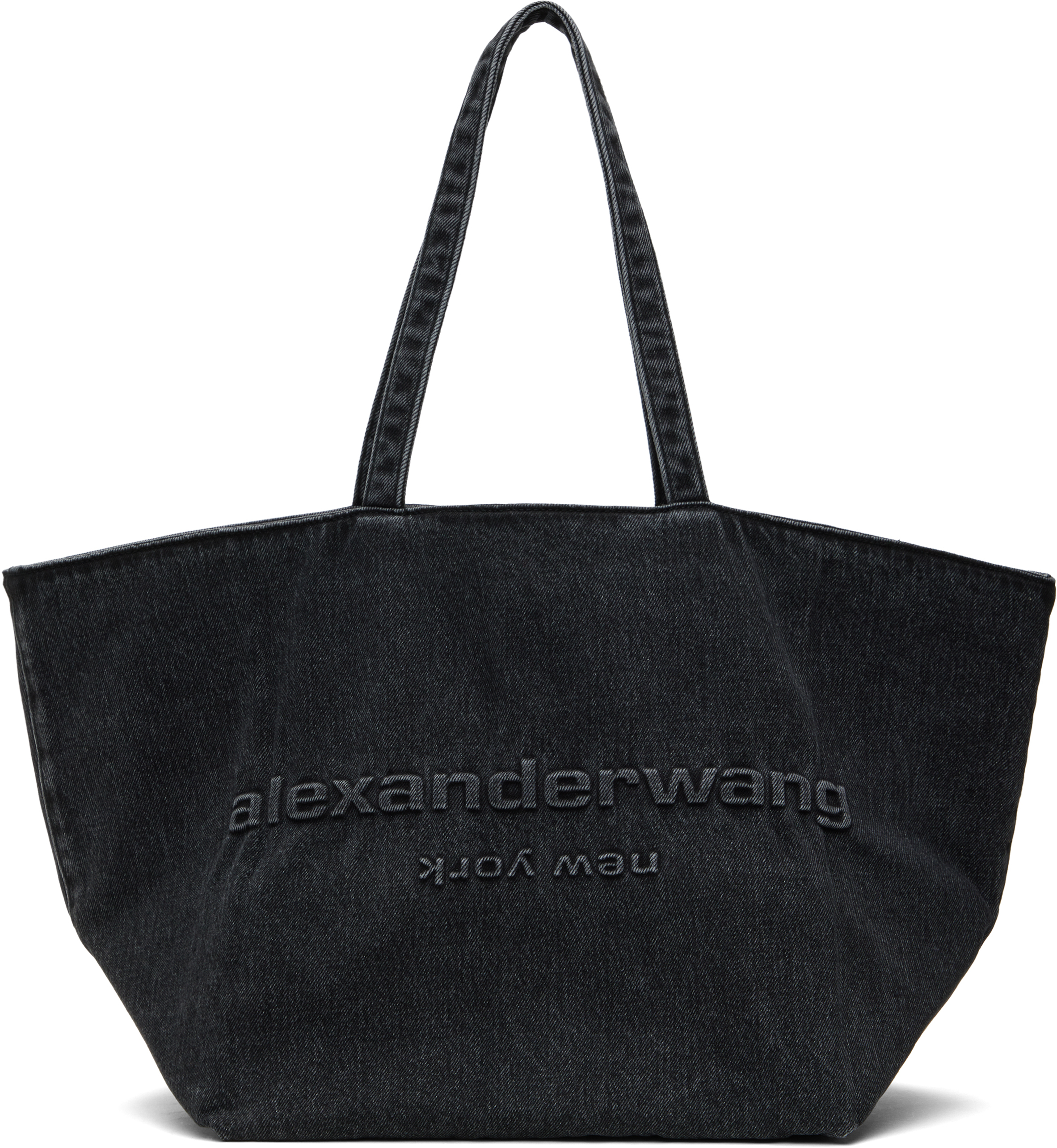 Alexander Wangアレキサンダーワン グレー Punch トートバッグ alexander wang - 【ラスト1点】PUNCH SMALL TOTE W/ STRAP