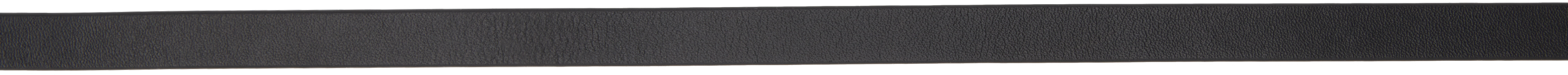 MM6 MAISON MARGIELA BLACK NUMERIC BUCKLE BELT