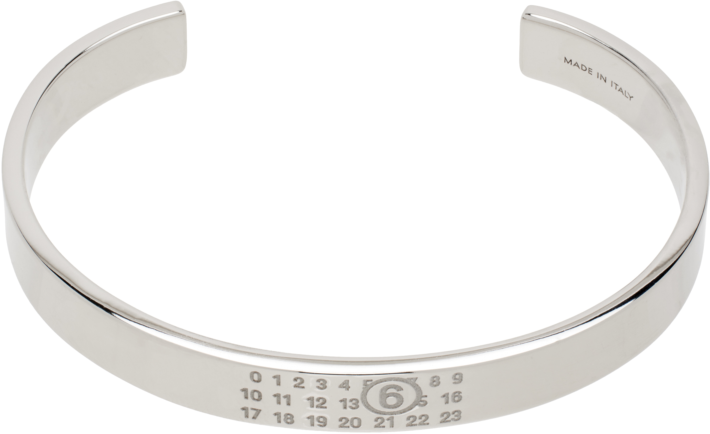 【即納&大特価】 Minimal Silver Margiela Maison Mm6 Logo 951 In Bracelet アクセサリー