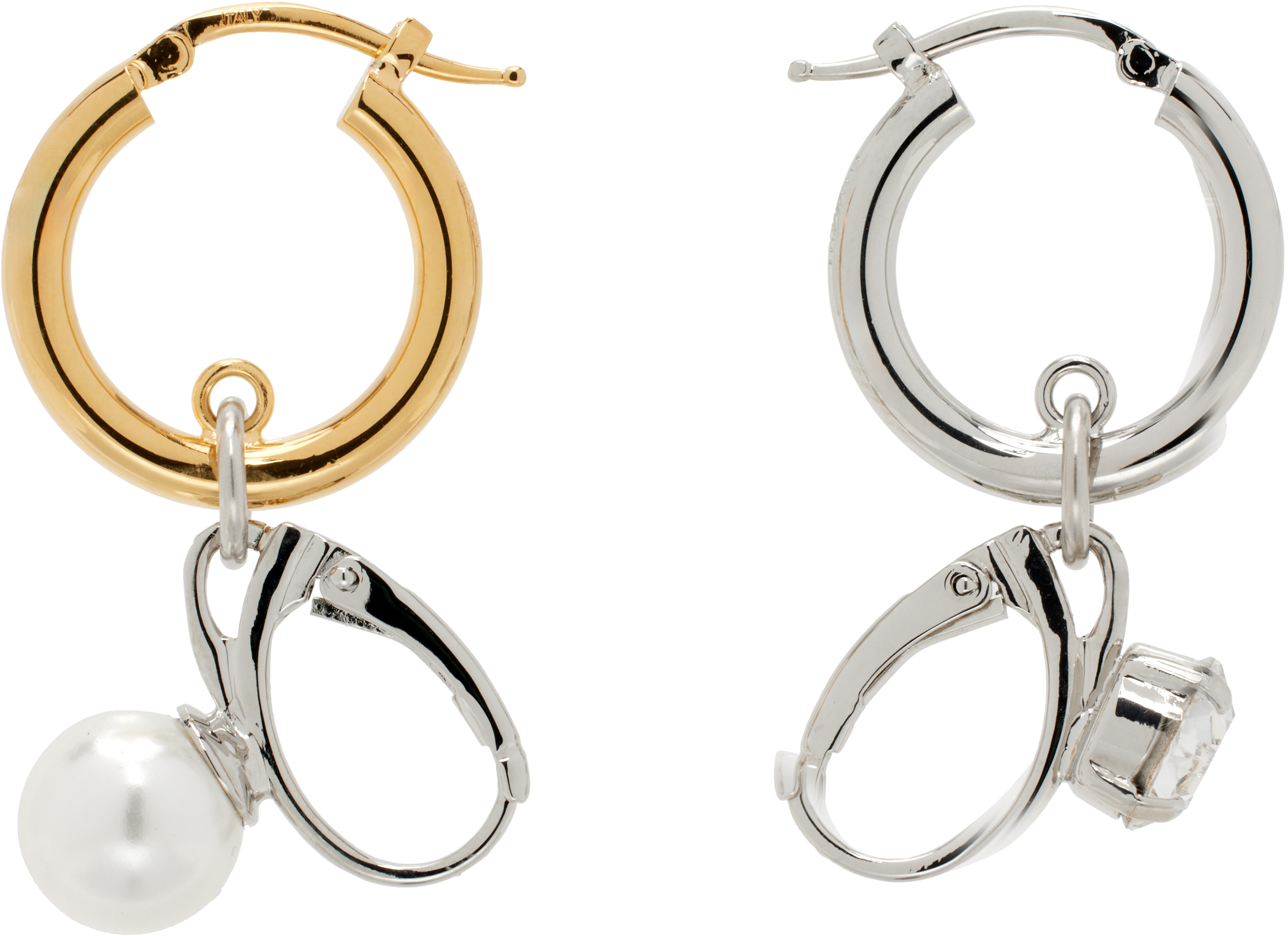 Mm6 Maison Margiela ウィメンズ イヤリング & ピアス | SSENSE 日本 Mm6 Maison Margiela ウィメンズ イヤリング & ピアス | SSENSE 日本