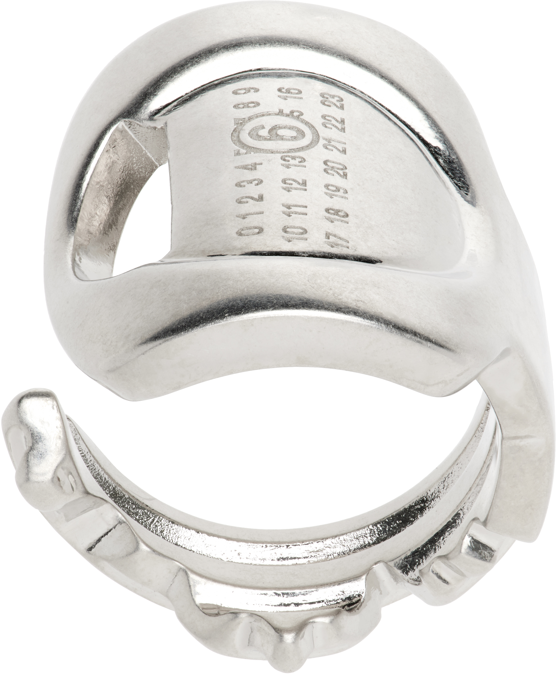 MM6 MAISON MARGIELA SILVER KEY RING 