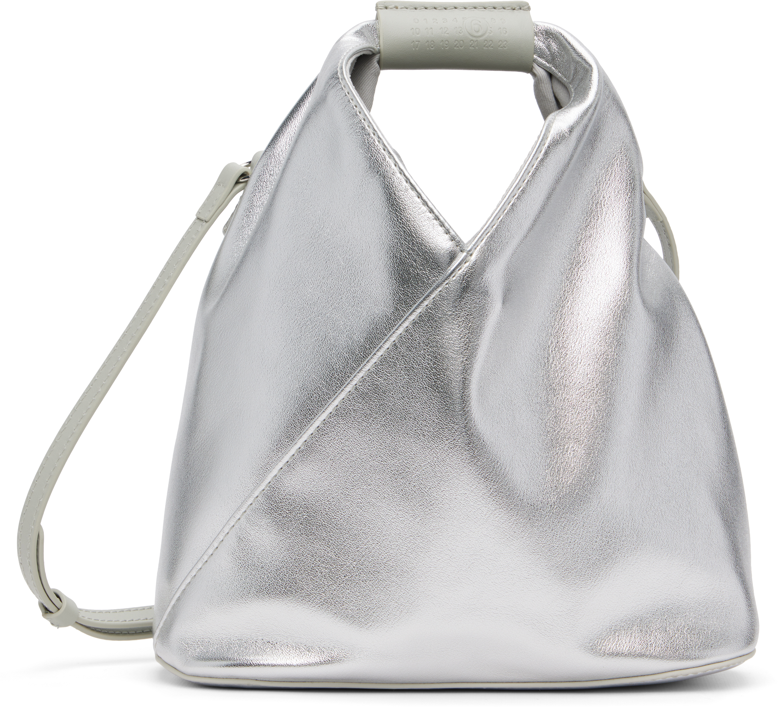 MM6 Maison Margiela: シルバー Classic クロスボディバッグ