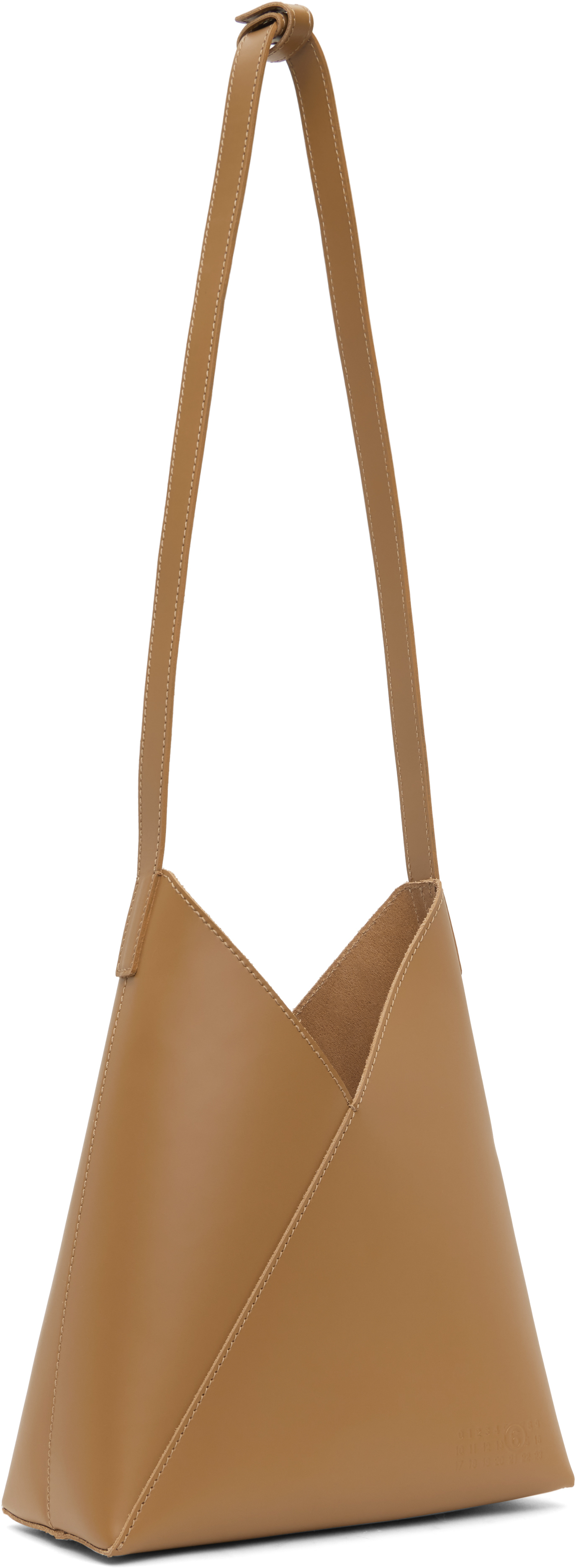 Mm6 Maison Margiela Brown Fortune Cookie Small Shoulder Bag In T2155 Chipmunk