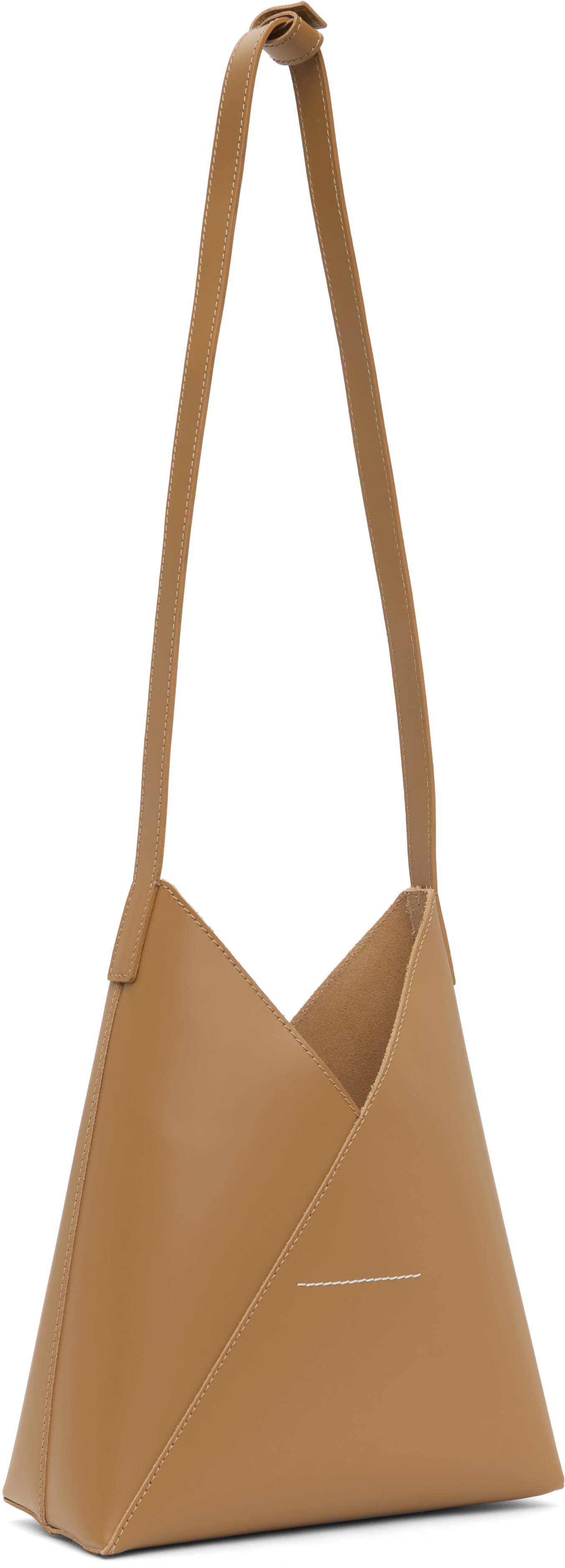 Mm6 Maison Margiela Brown Fortune Cookie Small Shoulder Bag In T2155 Chipmunk