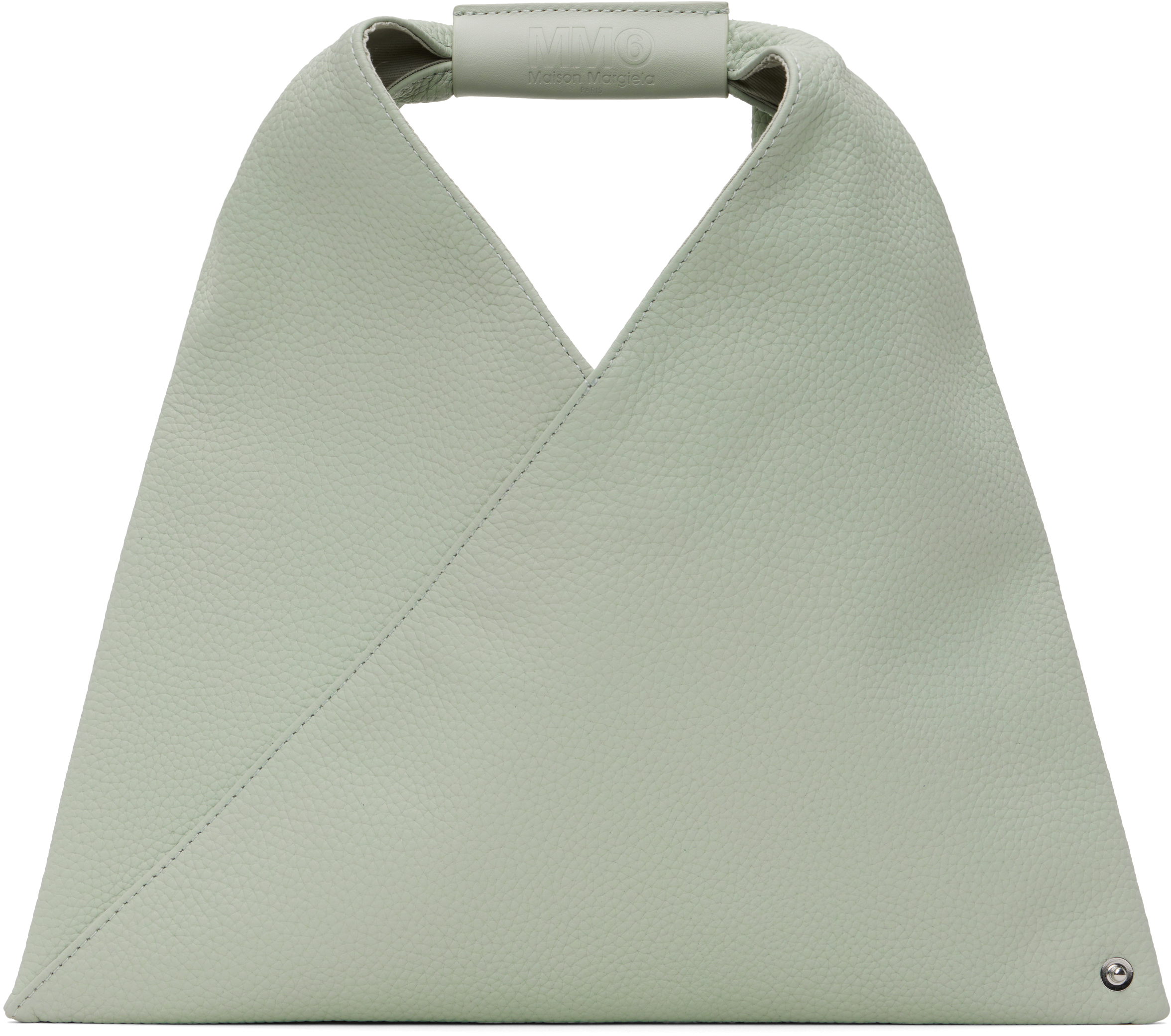 【関税込み】MM6 Maison Margiela グレー トライアングルトート MM6 Maison Margielaのグレー ミニ トライアングルトートがセール中