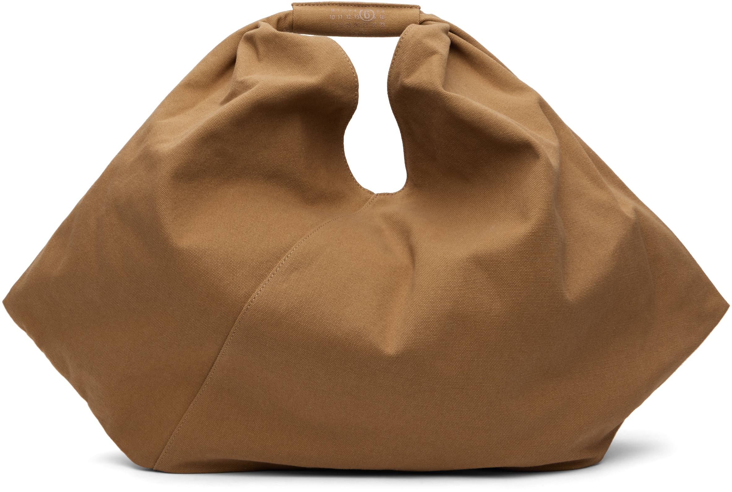 【MM6 MAISON MARGIELA】ブラウン トライアングルトート MM6 Maison Margielaのブラウン トライアングルトートがセール中