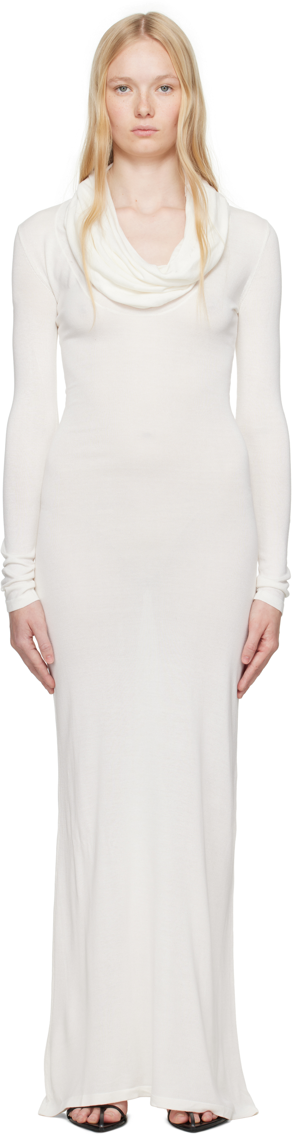【関税込み】Aya Muse ベージュ Tara マキシドレス Beige Tara Maxi Dress by Aya Muse on Sale