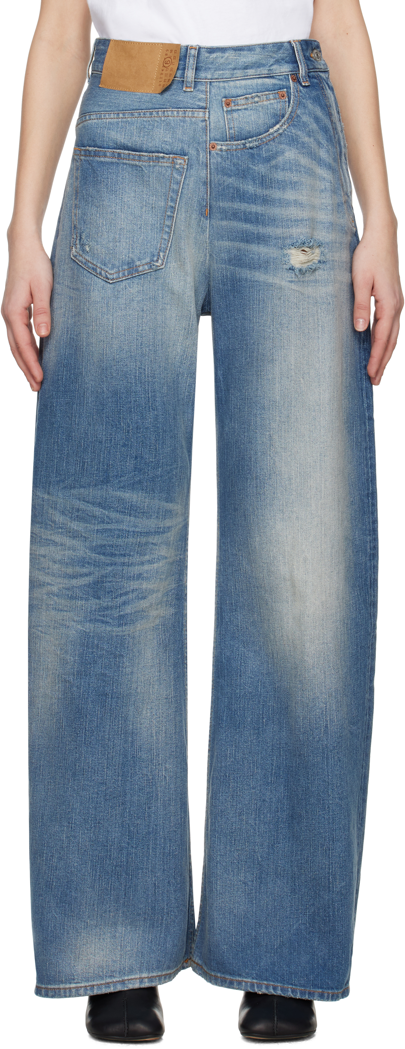 Mm6 Maison Margiela jeans for Women | SSENSE