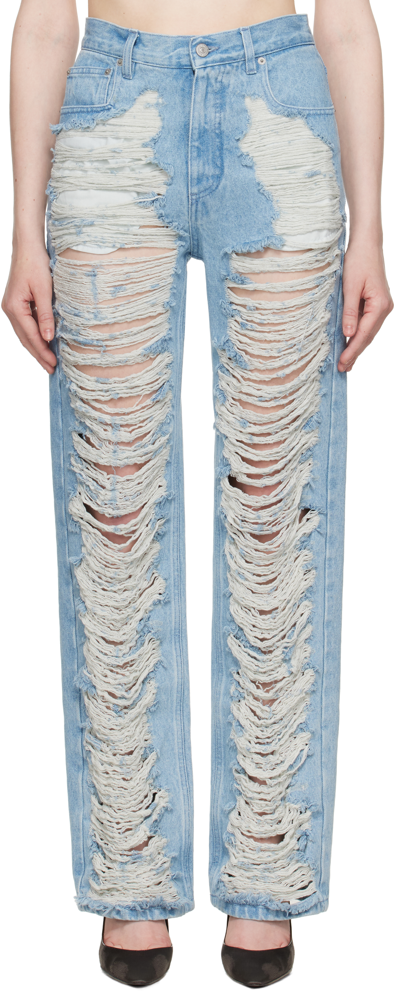Blue Ripped Jeans