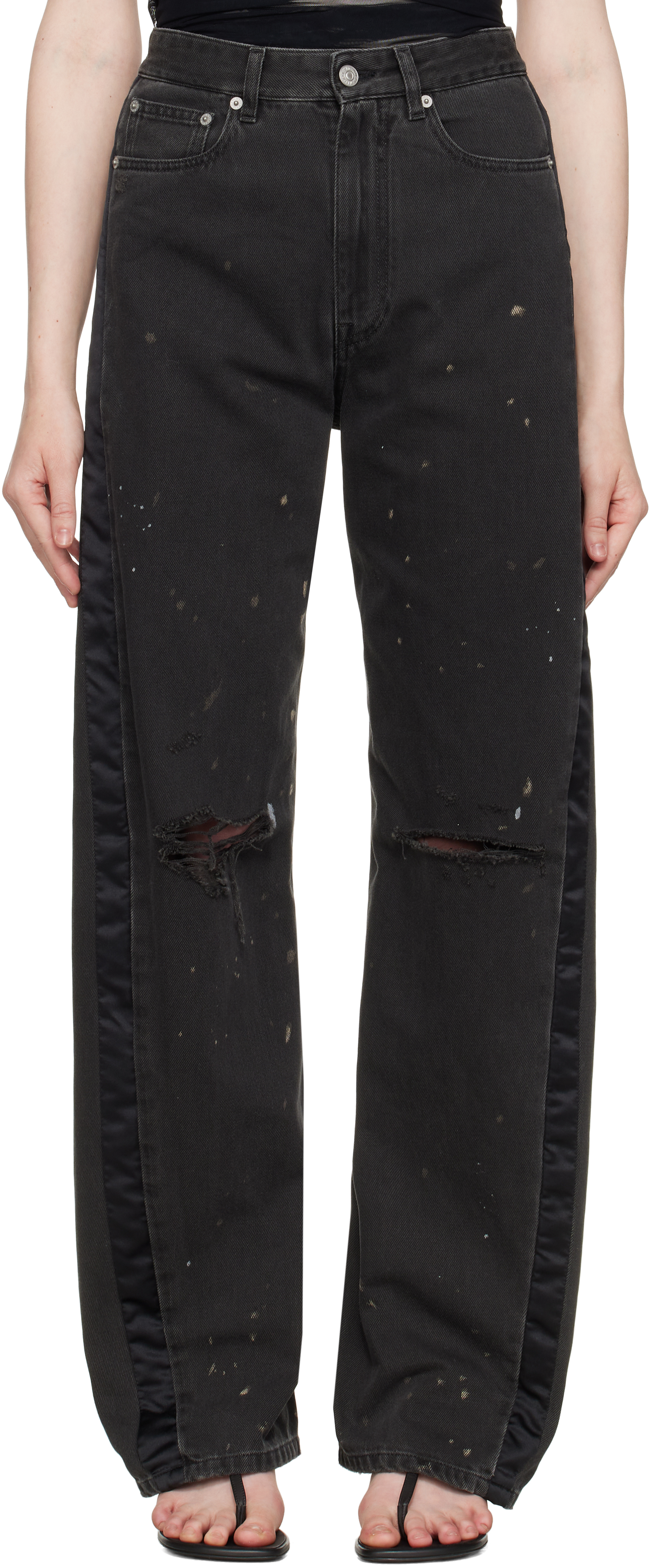Black 5 Pockets Jeans
